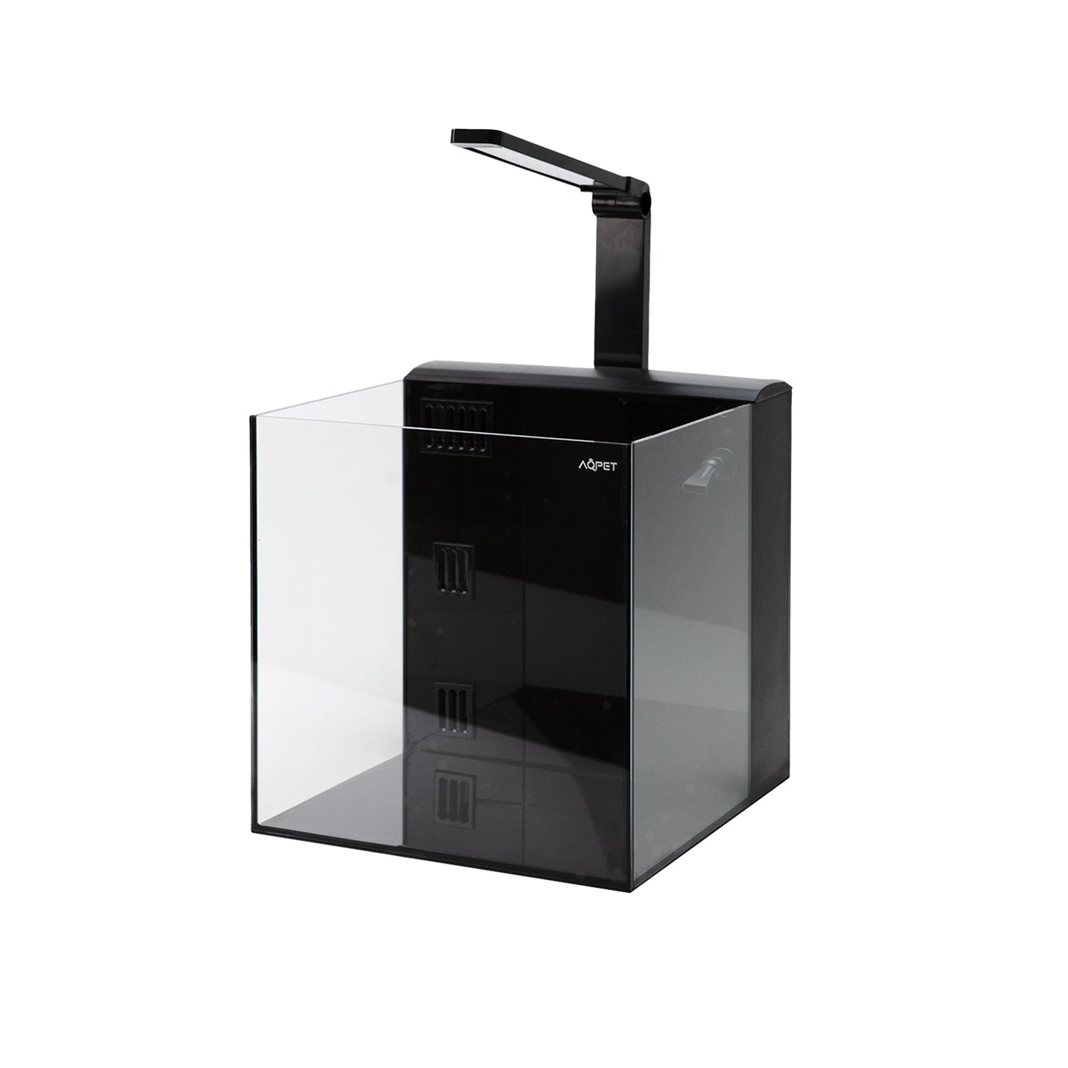 AQPET KUBIC 30 REAR BLACK - WITH REAR FILTER - 30X30X30 CM 5MM