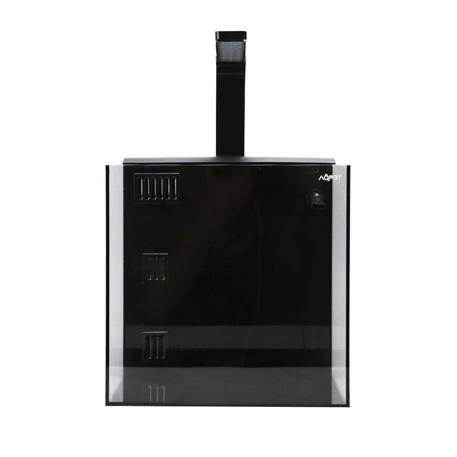 AQPET KUBIC 50 REAR BLACK - WITH REAR FILTER - 50X50X50 CM 8MM