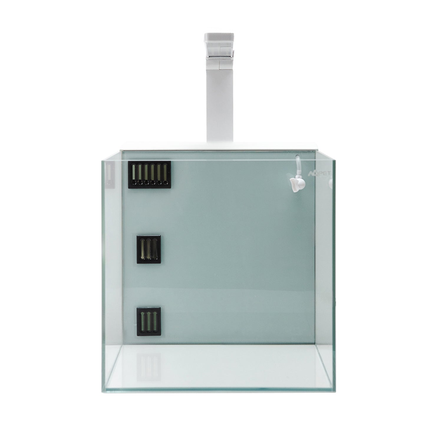 AQPET KUBIC 50 REAR WHITE - WITH REAR FILTER - 50X50X50 CM 8MM