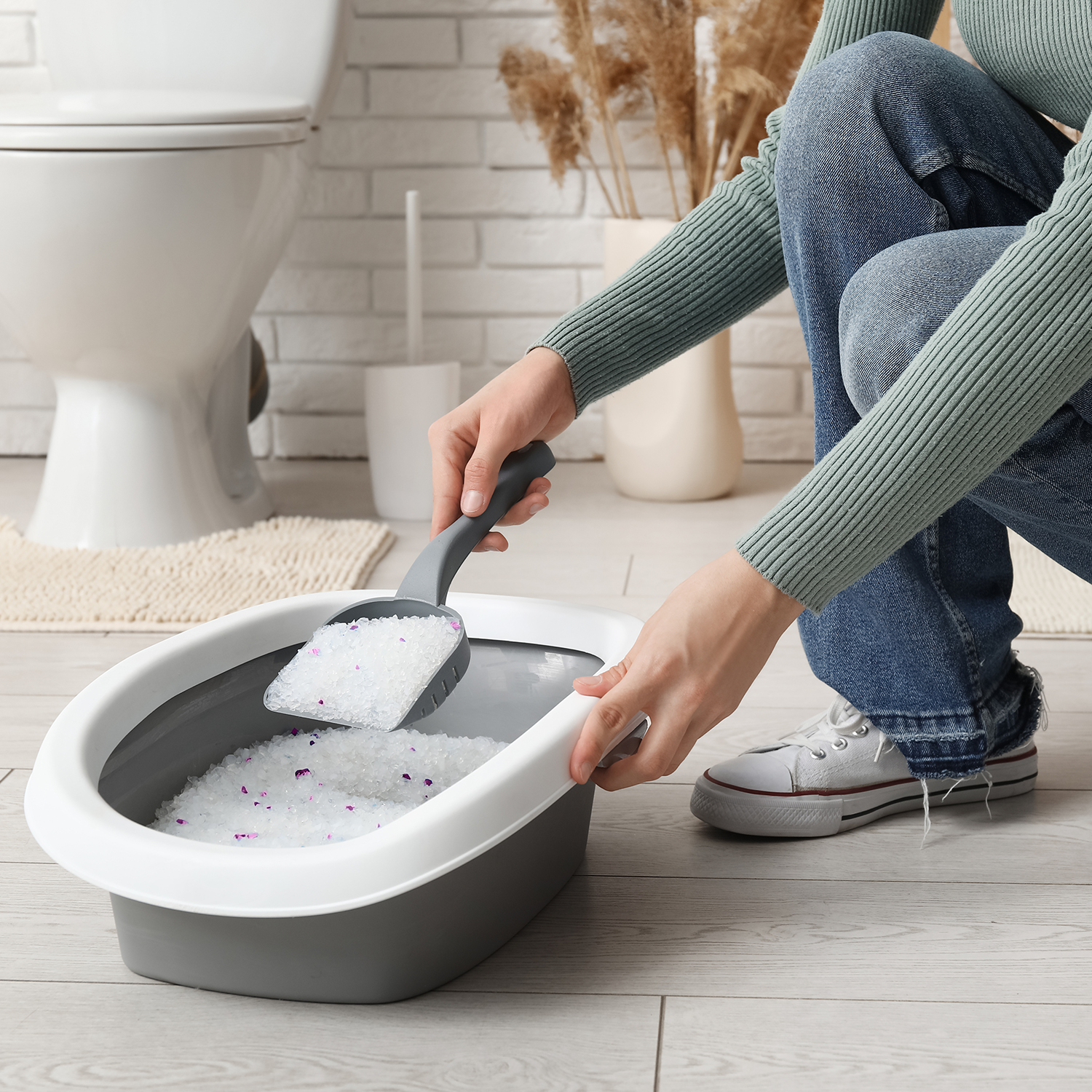 AQPET FRIENDS LETTIERA IN SILICIO CATTY PROFUMAZIONE LAVANDA