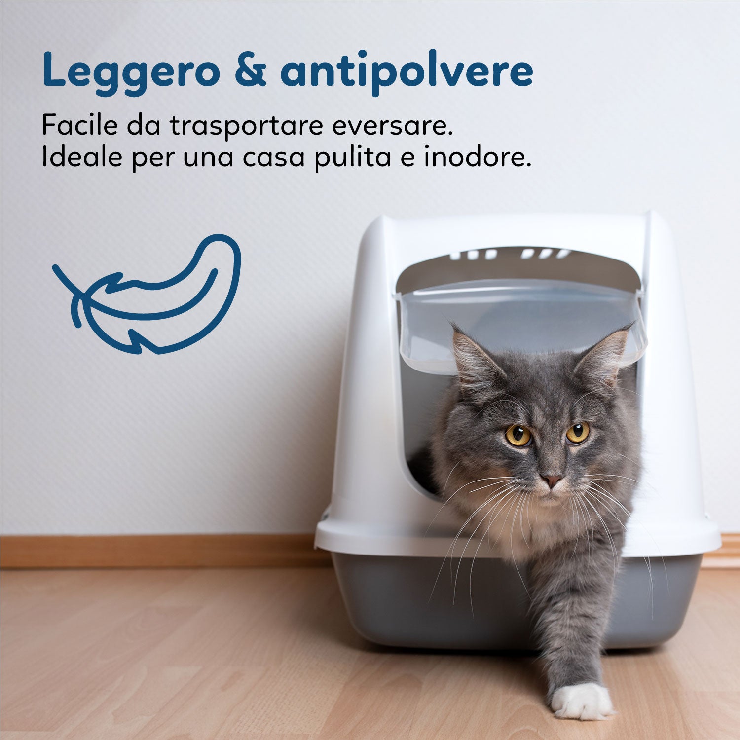 AQPET FRIENDS LETTIERA IN SILICIO CATTY PROFUMAZIONE PH CHECK