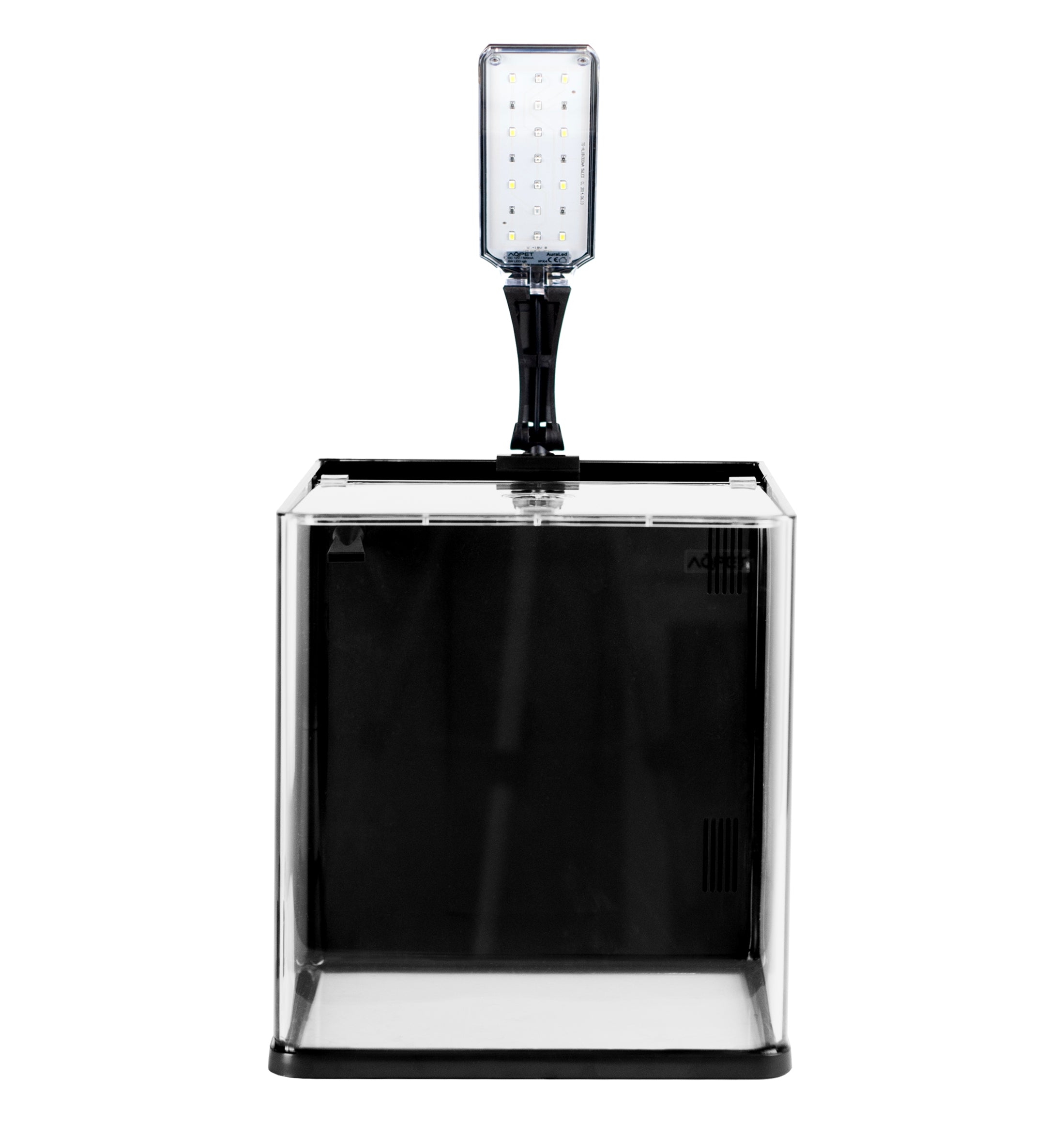 AQPET ACQUARIO IN VETRO QUBE 25 COMPLETE SET LUCE +POMPA+MATERIALI FILTRANTI