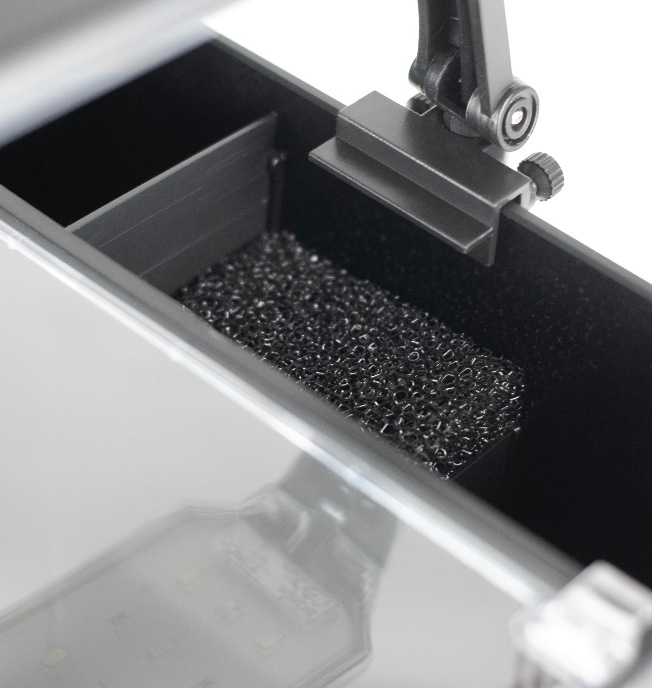 AQPET GLASS AQUARIUM QUBE 25 COMPLETE SET LIGHT + PUMP + FILTER MATERIALS