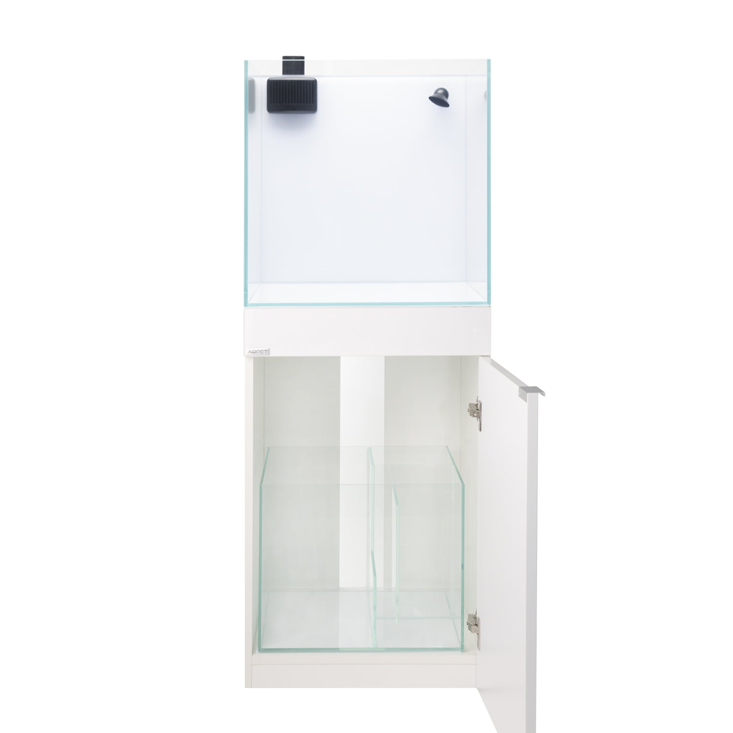 AQPET KIT ACQUARIO KUBIC 50 REEF IN VETRO EXTRACHIARO COLORE TORTORA