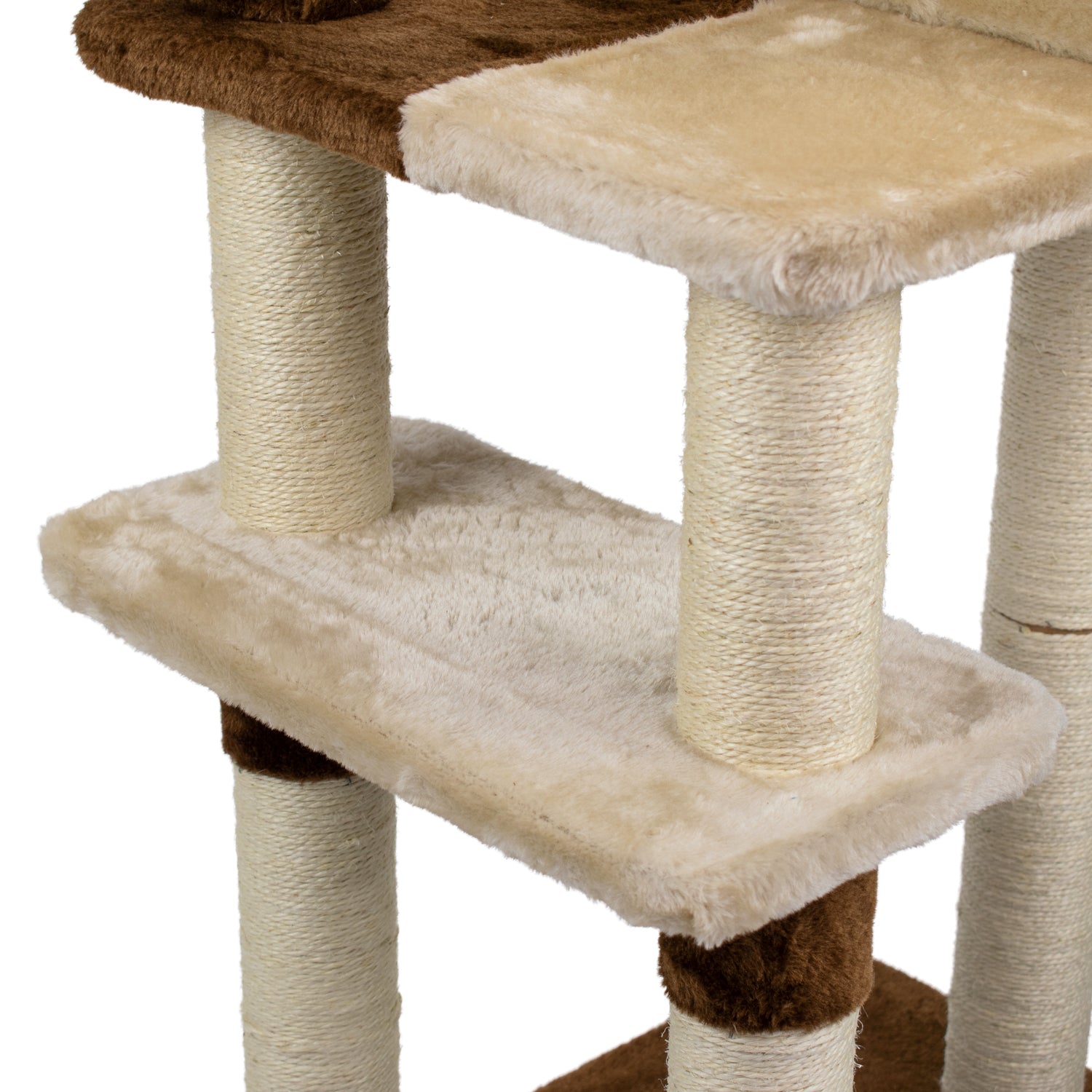 AQPET FRIENDS TIRAGRAFFI ROME IN SISAL 123 CM MARRONE