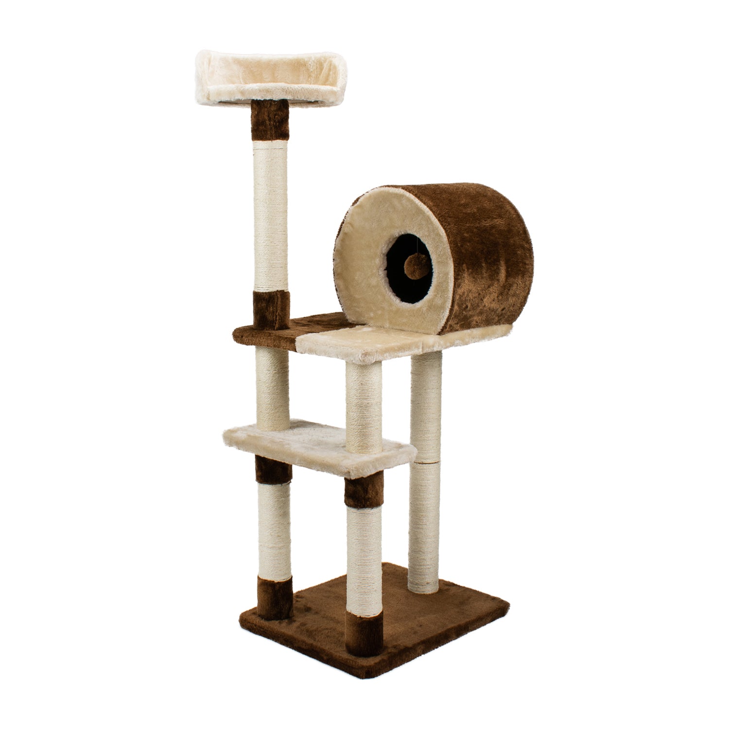 AQPET FRIENDS TIRAGRAFFI ROME IN SISAL 123 CM MARRONE