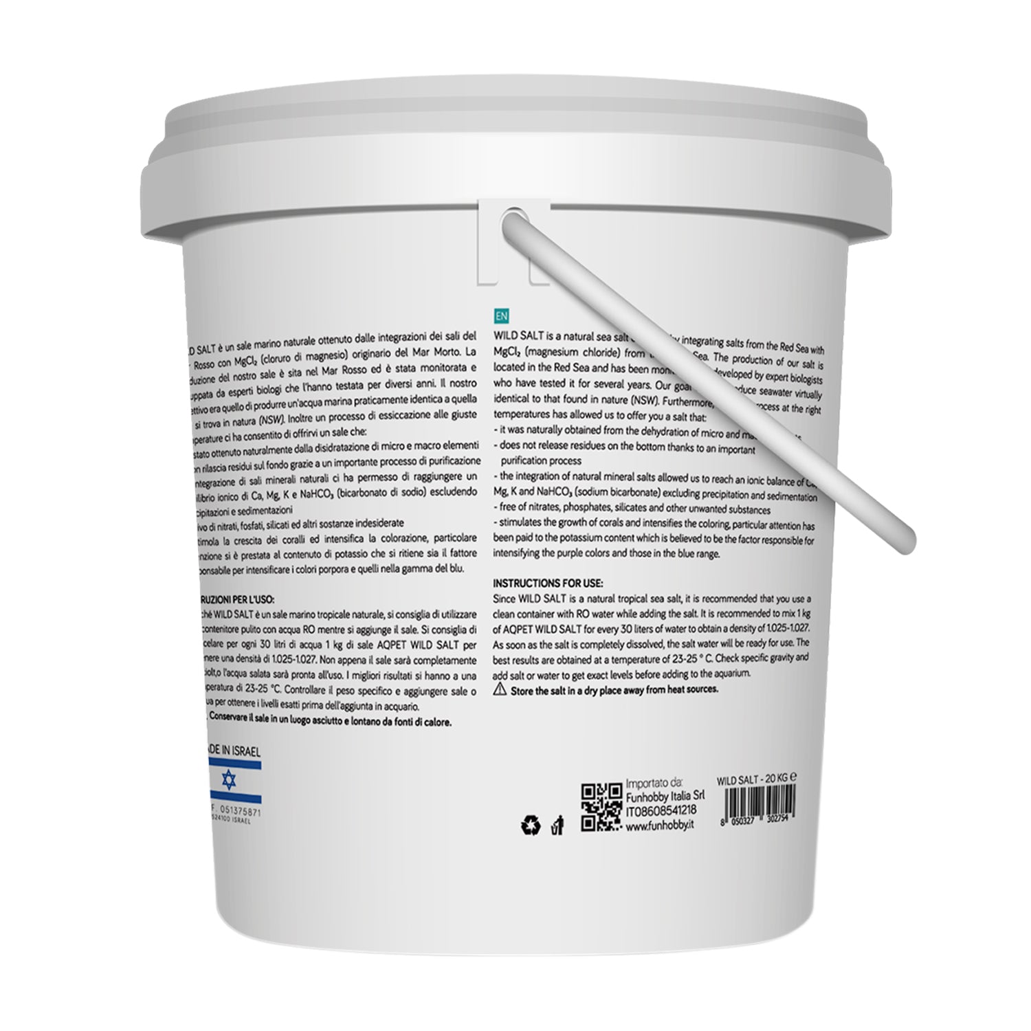 AQPET WILD SALT SALE NATURALE 20 KG