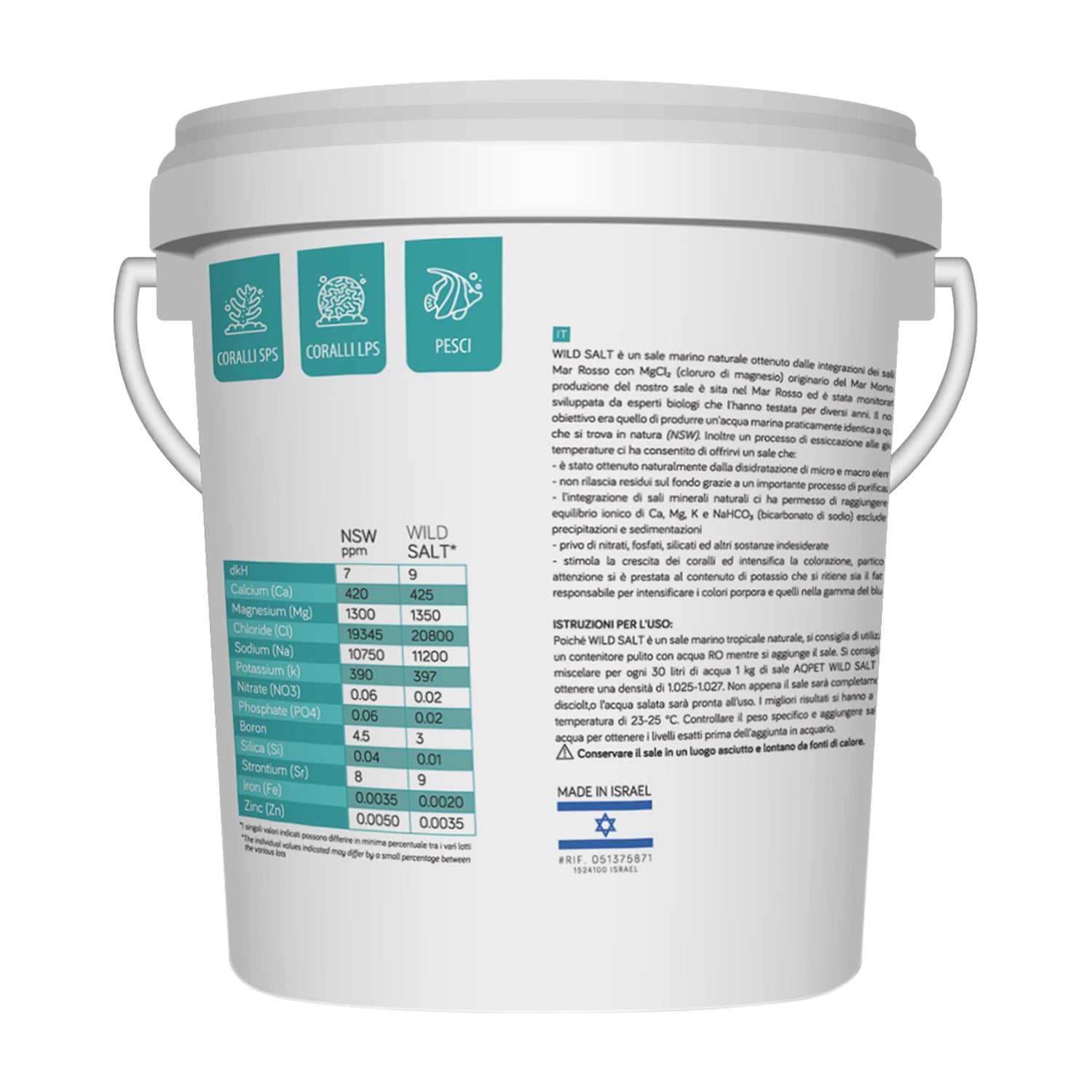 AQPET WILD SALT SALE NATURALE 20 KG