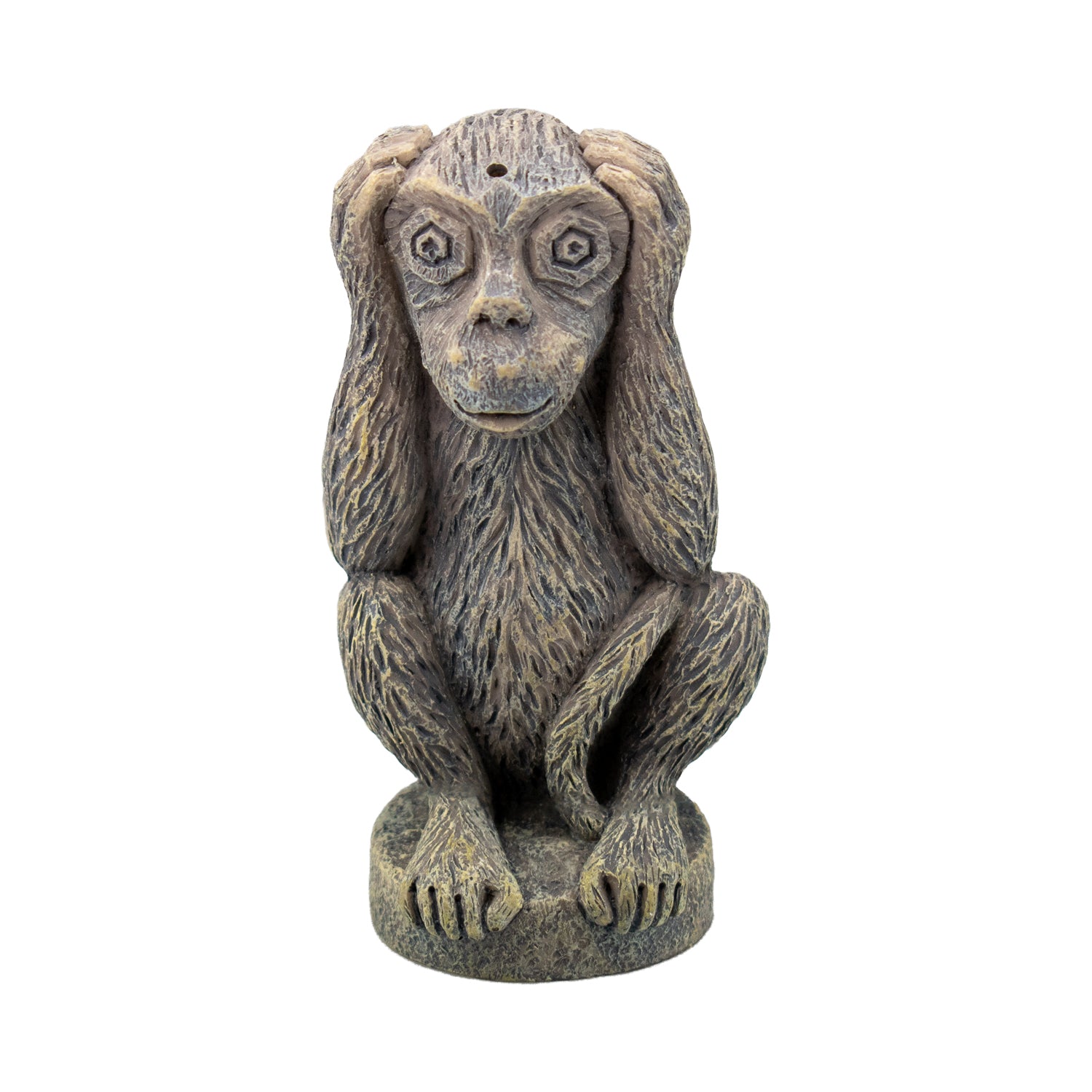 AQPET DECORART DECORI PER ACQUARI MOD. SCIMMIETTA NON SENTO 5.5*5.5*10.5