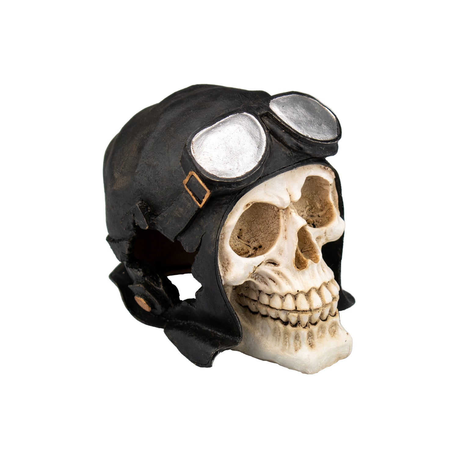 AQPET DECORART AQUARIUM DECORATIONS MOD. BIKER SKULL 13.5*11*12