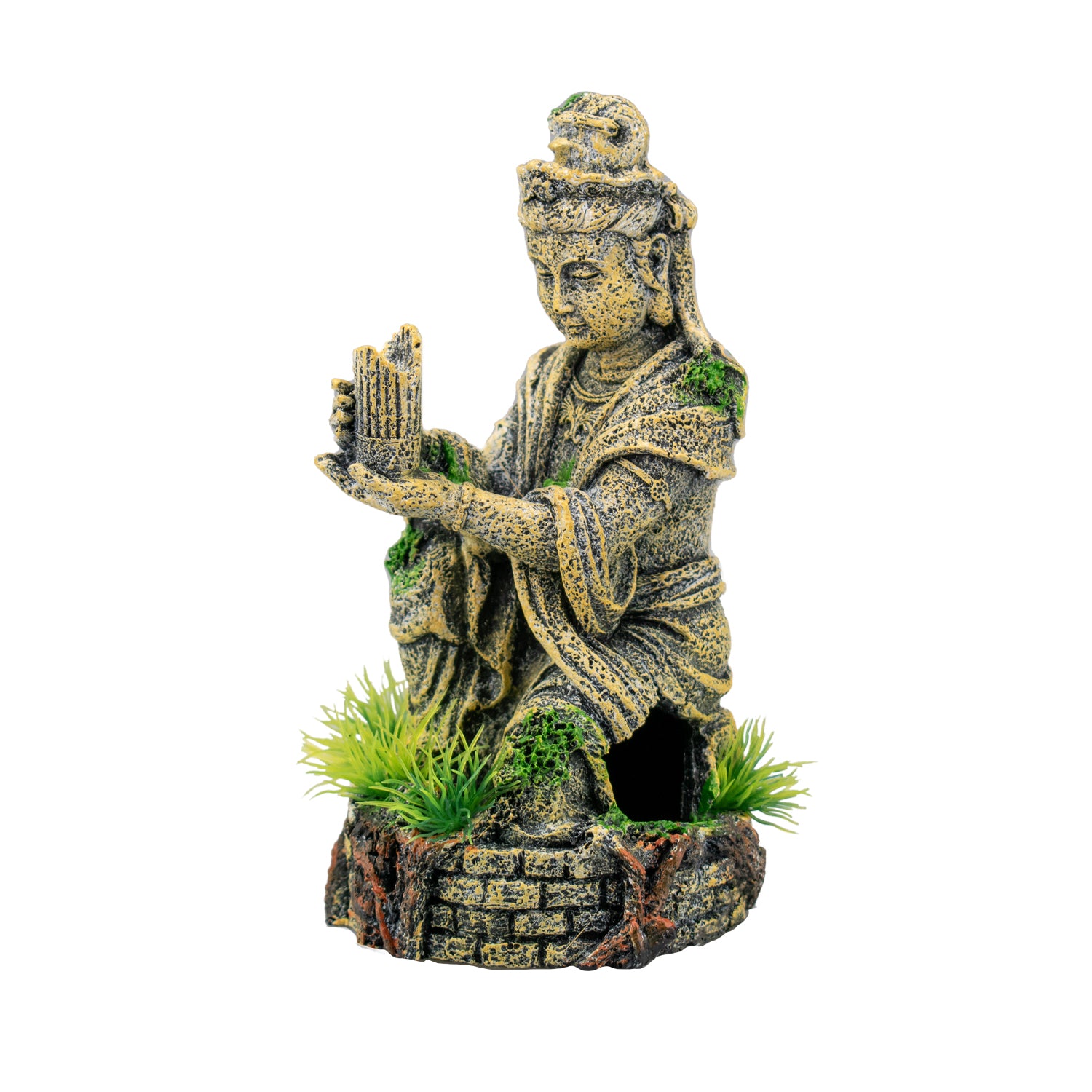 AQPET DECORART AQUARIUM DECORATIONS MOD. ORIENTAL STATUE 10*10*17.5
