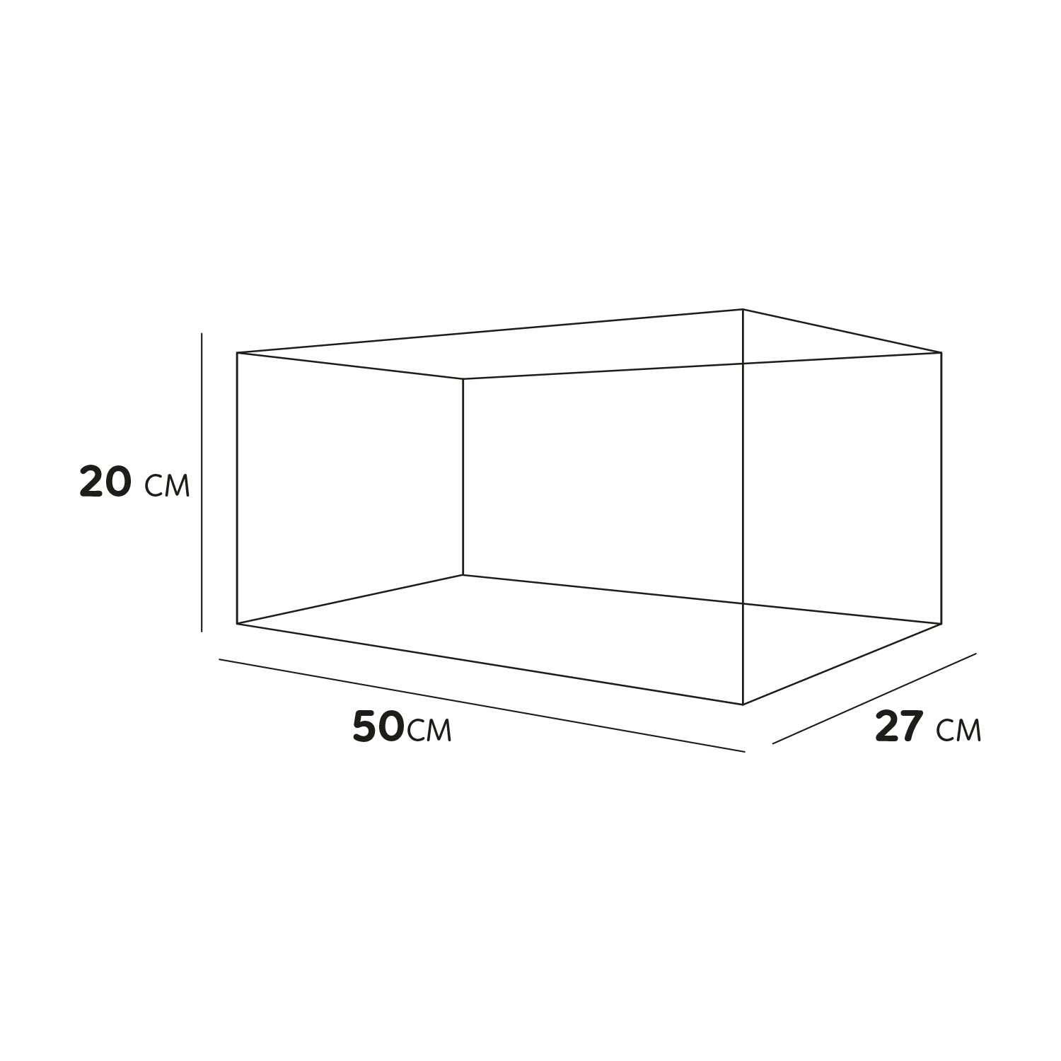 AQPET TARTARUGHIERA IN VETRO TORTUGA 50 - 50X27X20 CM CON ISOLOTTO