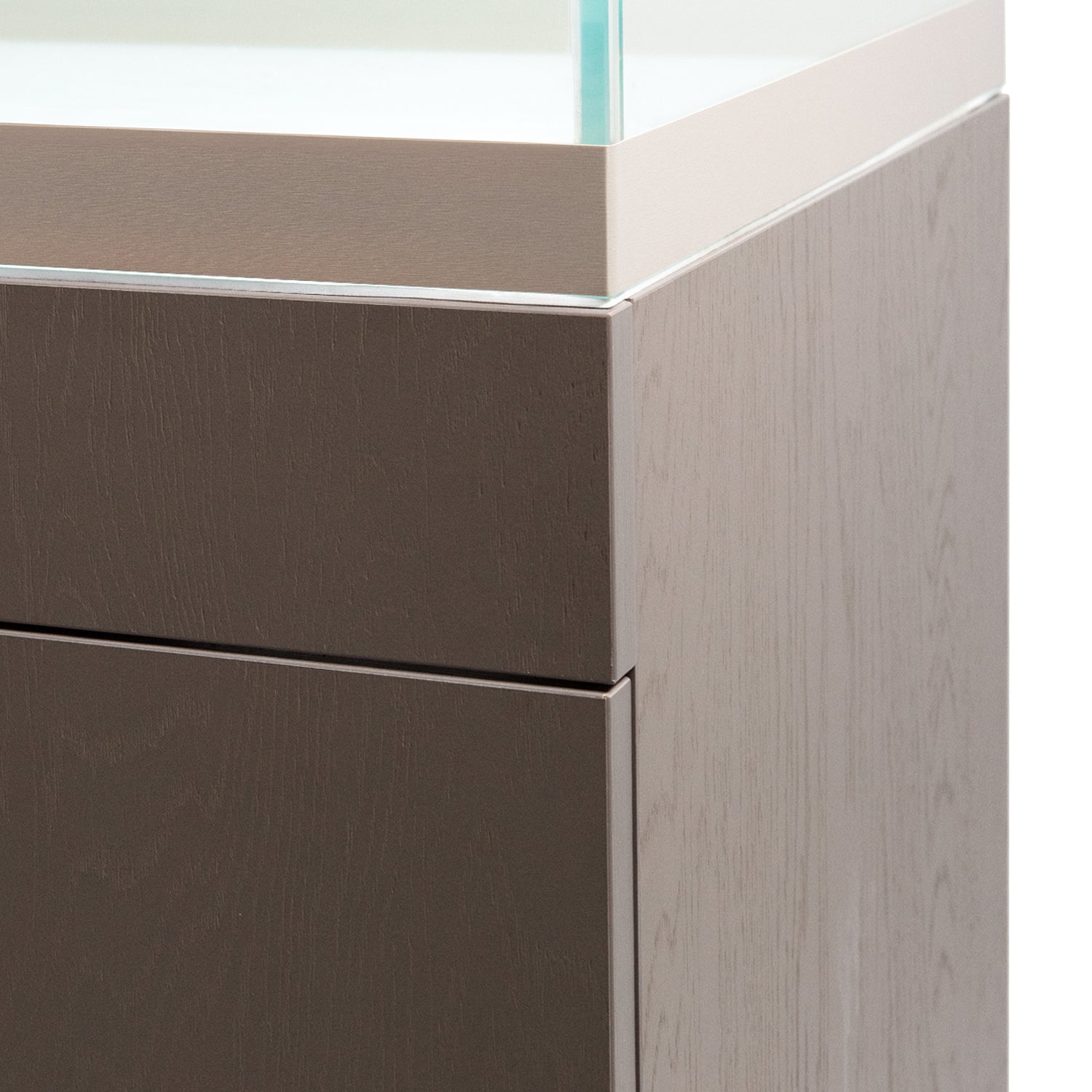 AQPET ACQUARIO RIVERIUM PLUS 90X50X55 H - 10 MM EXT. - CON LUCE LED, FILTRO ESTERNO E SUPPORTO BIANCO