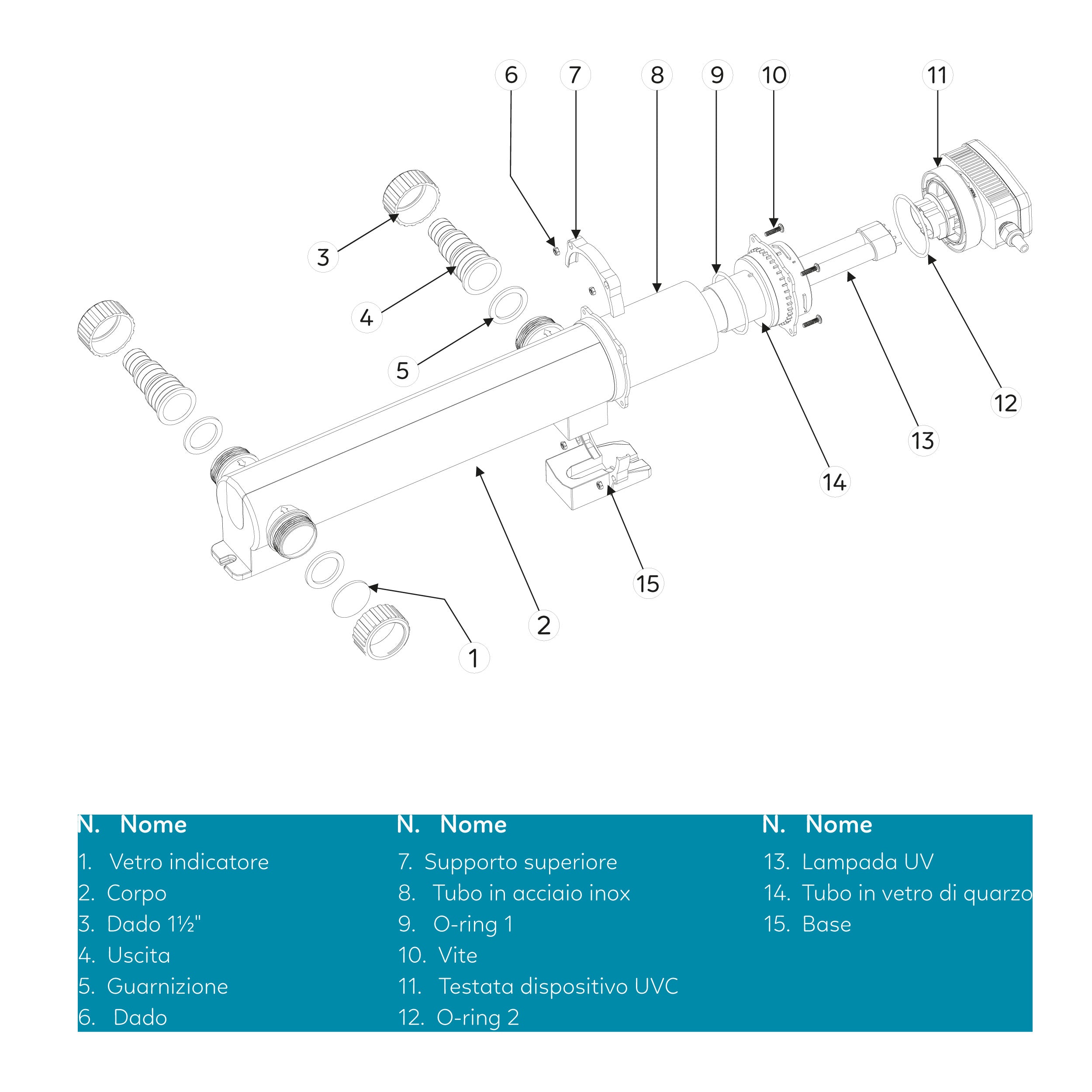 AQPOND RAYBOX STERILIZZATRICE UV PER LAGHETTO