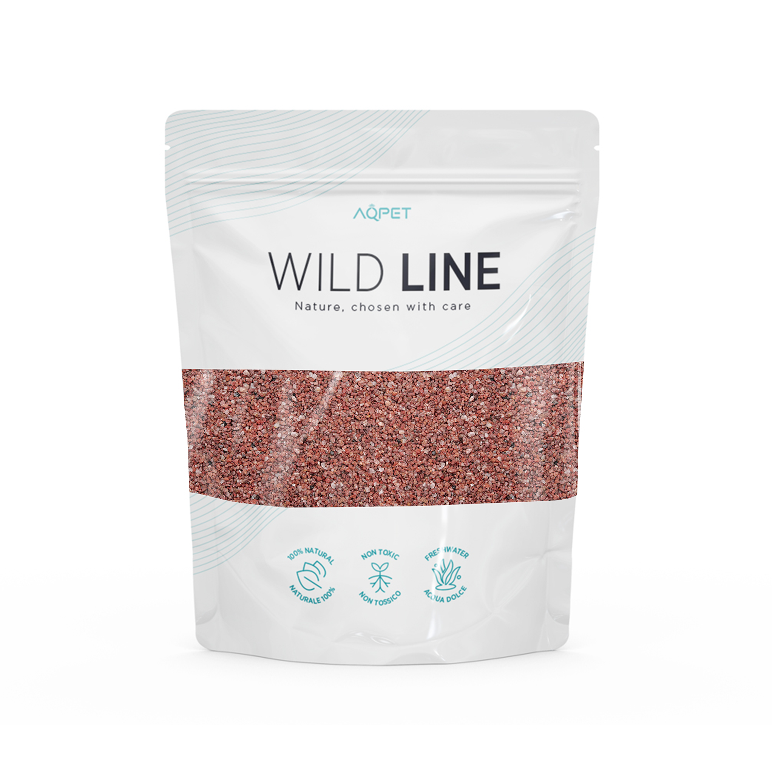 AQPET WILD SAND NATURAL SAND 5 KG - RED BRICK