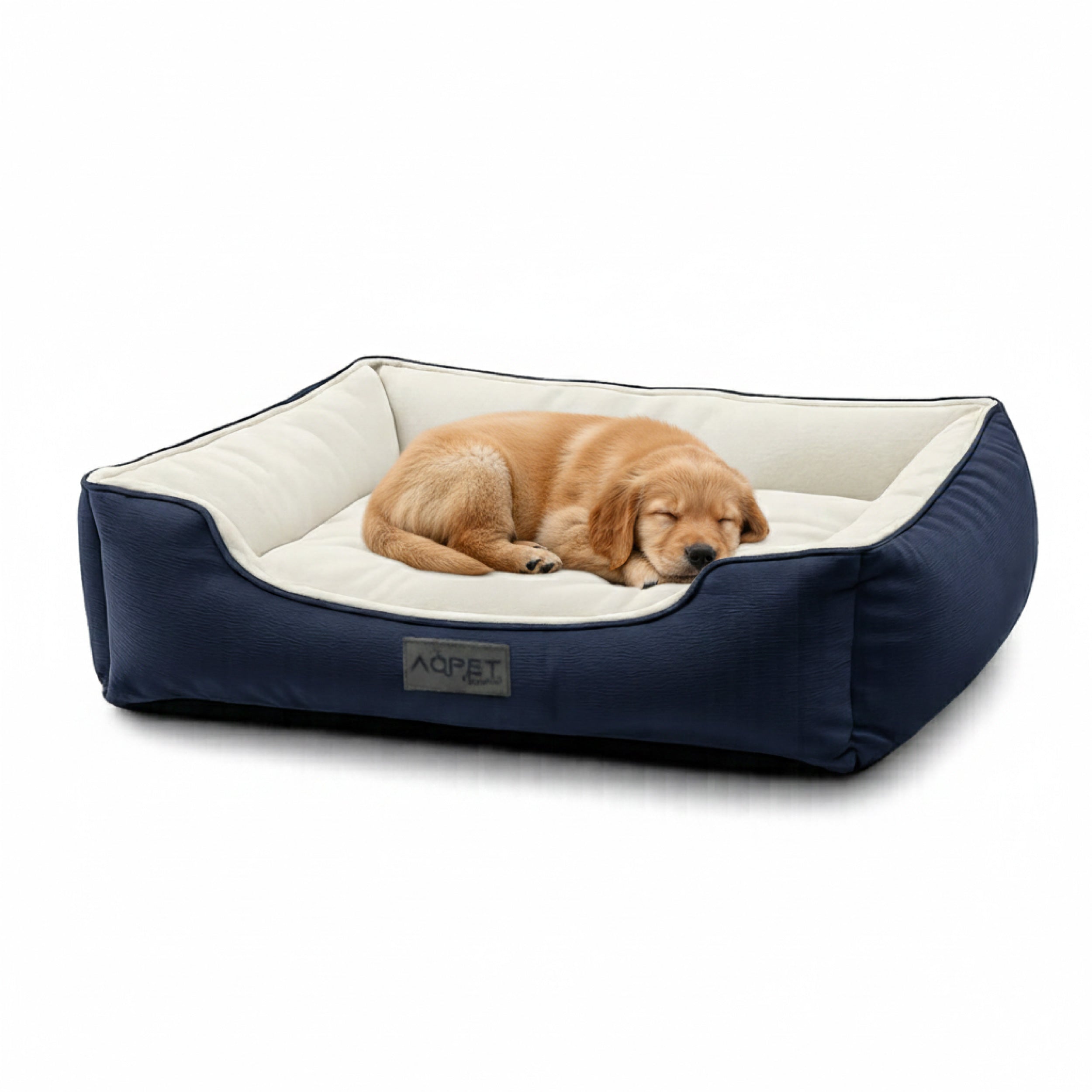 AQPET FRIENDS Cuccia per Cani e Gatti da Interno con Cuscino Morbido – Lavabile con base antiscivolo – Lettino Confortevole per Animali Domestici