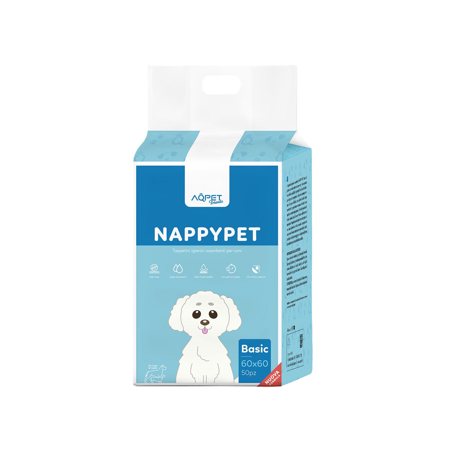 AQPET FRIENDS TAPPETINI IGIENICI BASIC MISURA 50 PZ