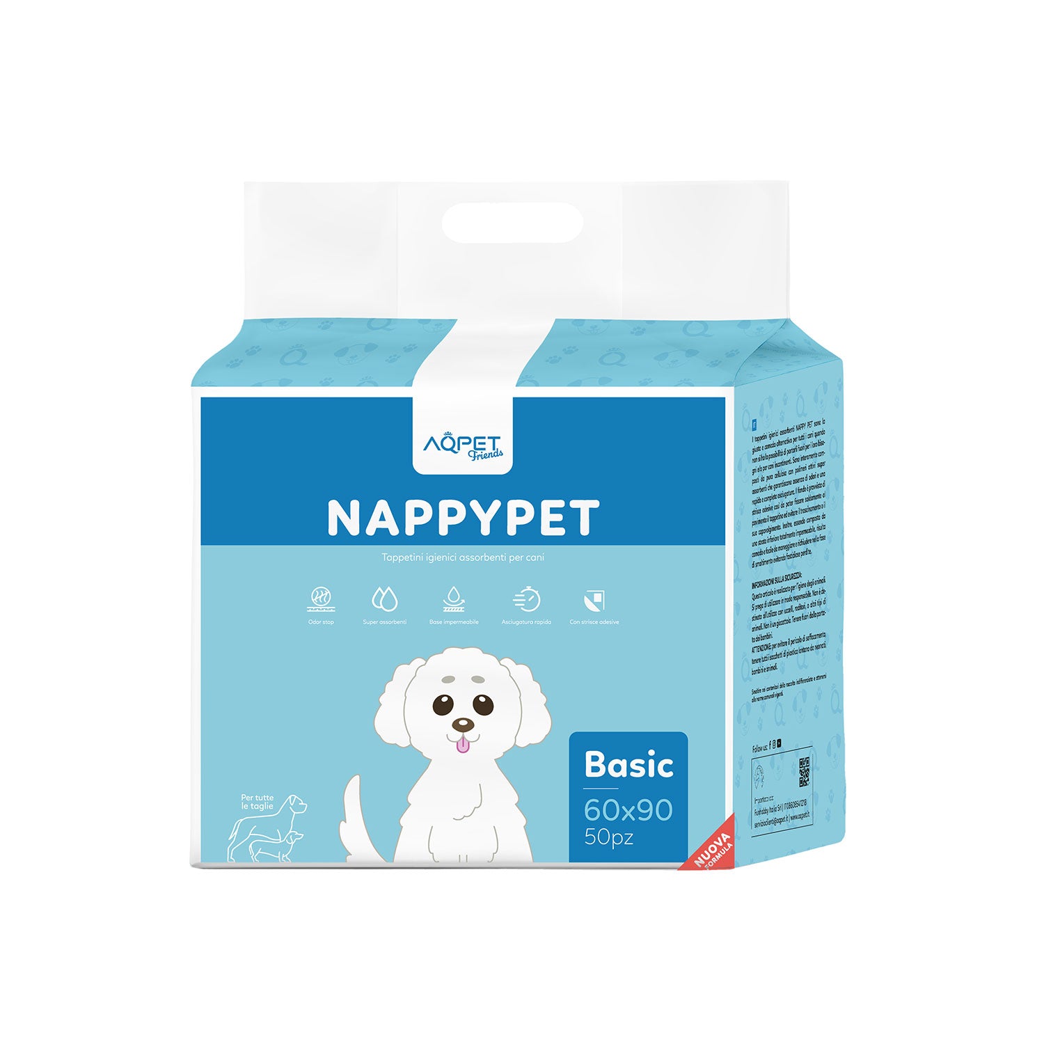 AQPET FRIENDS TAPPETINI IGIENICI BASIC MISURA 50 PZ