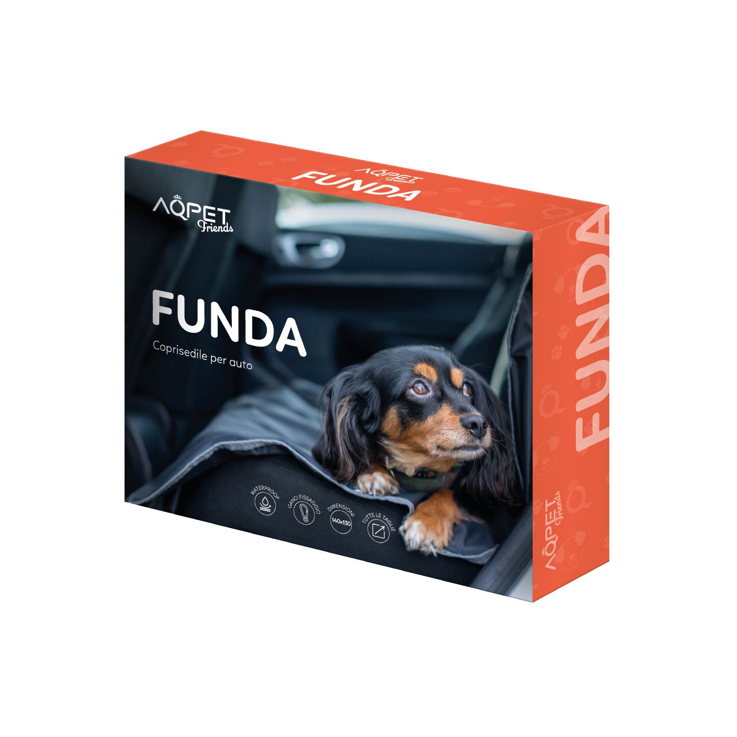 AQPET FRIENDS FUNDA TELO AUTO 140X150CM