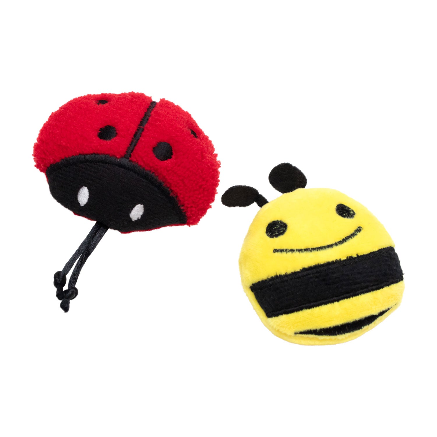 AQPET FRIENDS CAT TOY INSETTI DI STOFFA CON ERBA GATTA - 8 CM