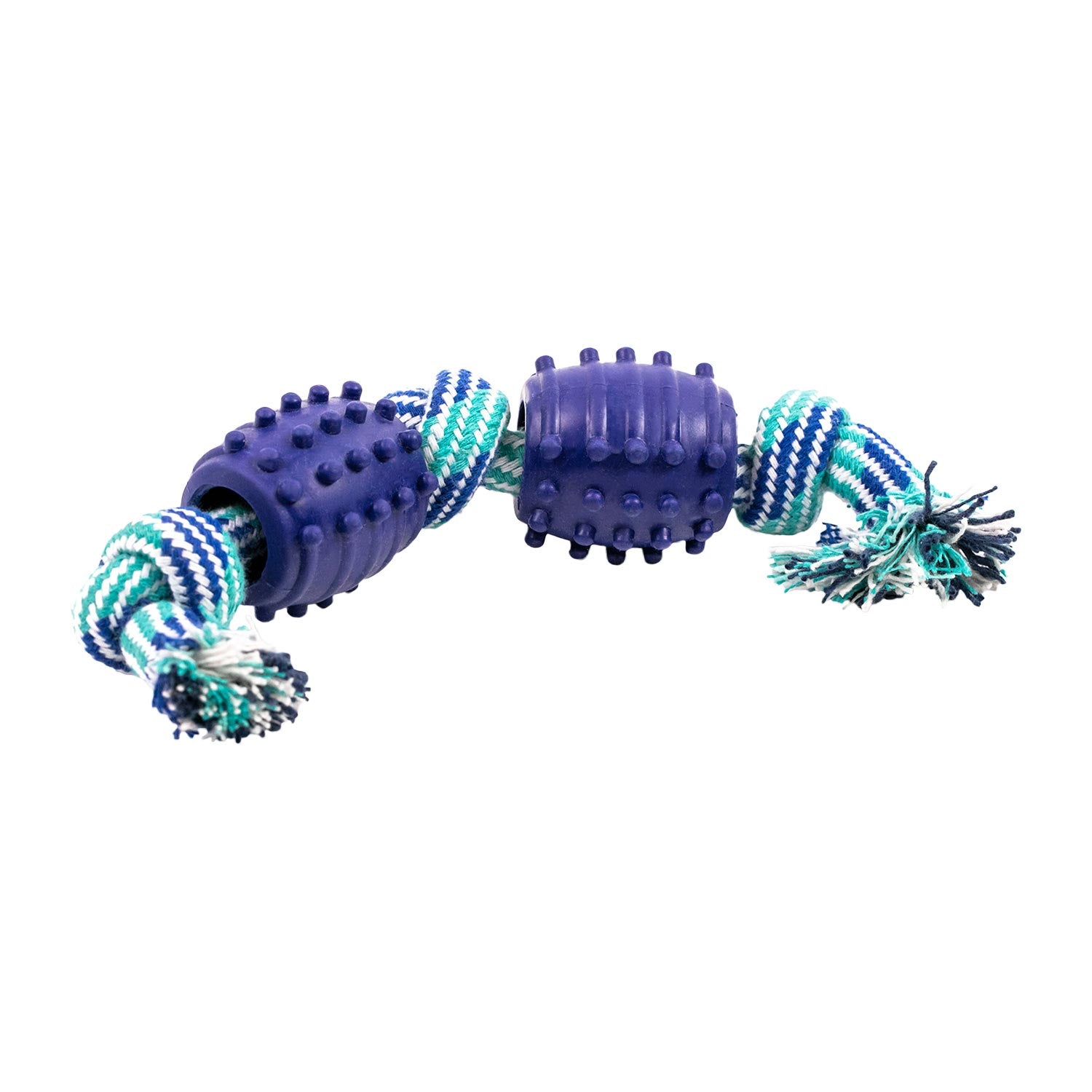 AQPET FRIENDS GIOCHI PER CANE ROPE CORDA CON PALLINE DI GOMMA