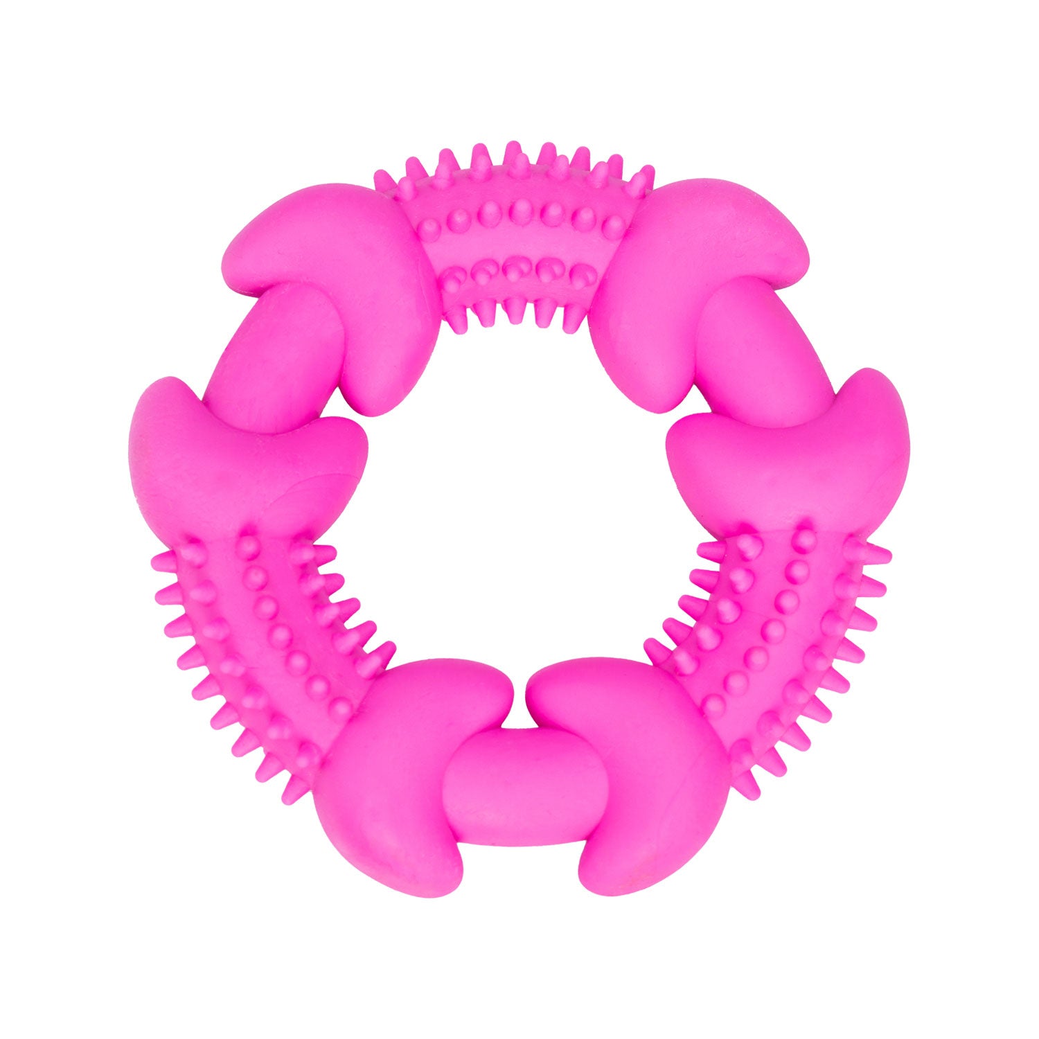 AQPET GIOCHI PER CANE DENTAL DONUT DI GOMMA 11 X 3 CM
