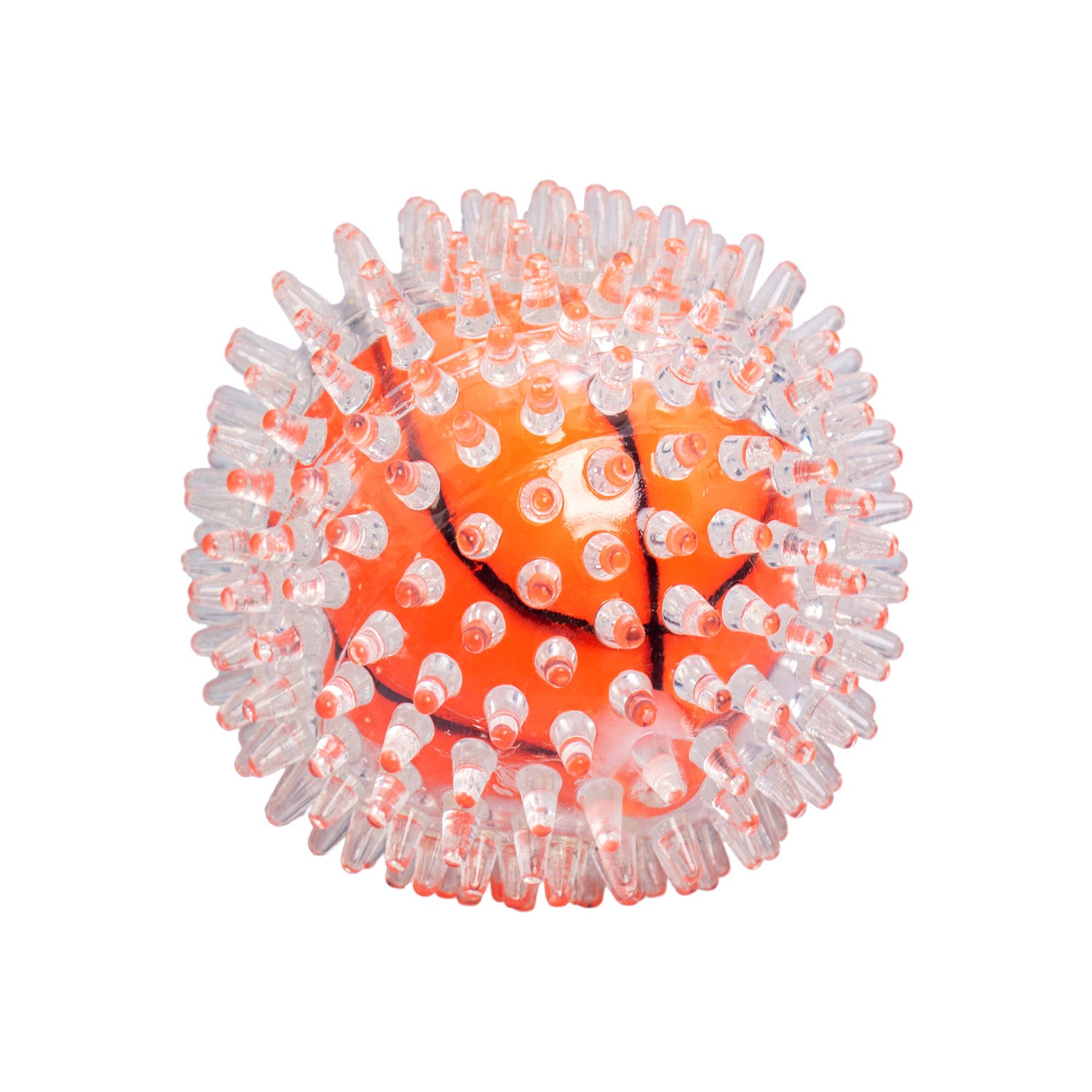 AQPET GIOCHI PER CANE DENTAL PALLA SPORT DI GOMMA 9CM CON EFFETTO SONORO