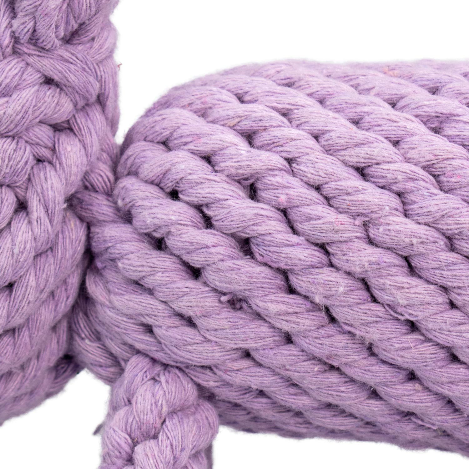 AQPET GIOCHI PER CANE ROPE IPPOPOTAMO DI CORDA IN COTONE 18 X 12 CM
