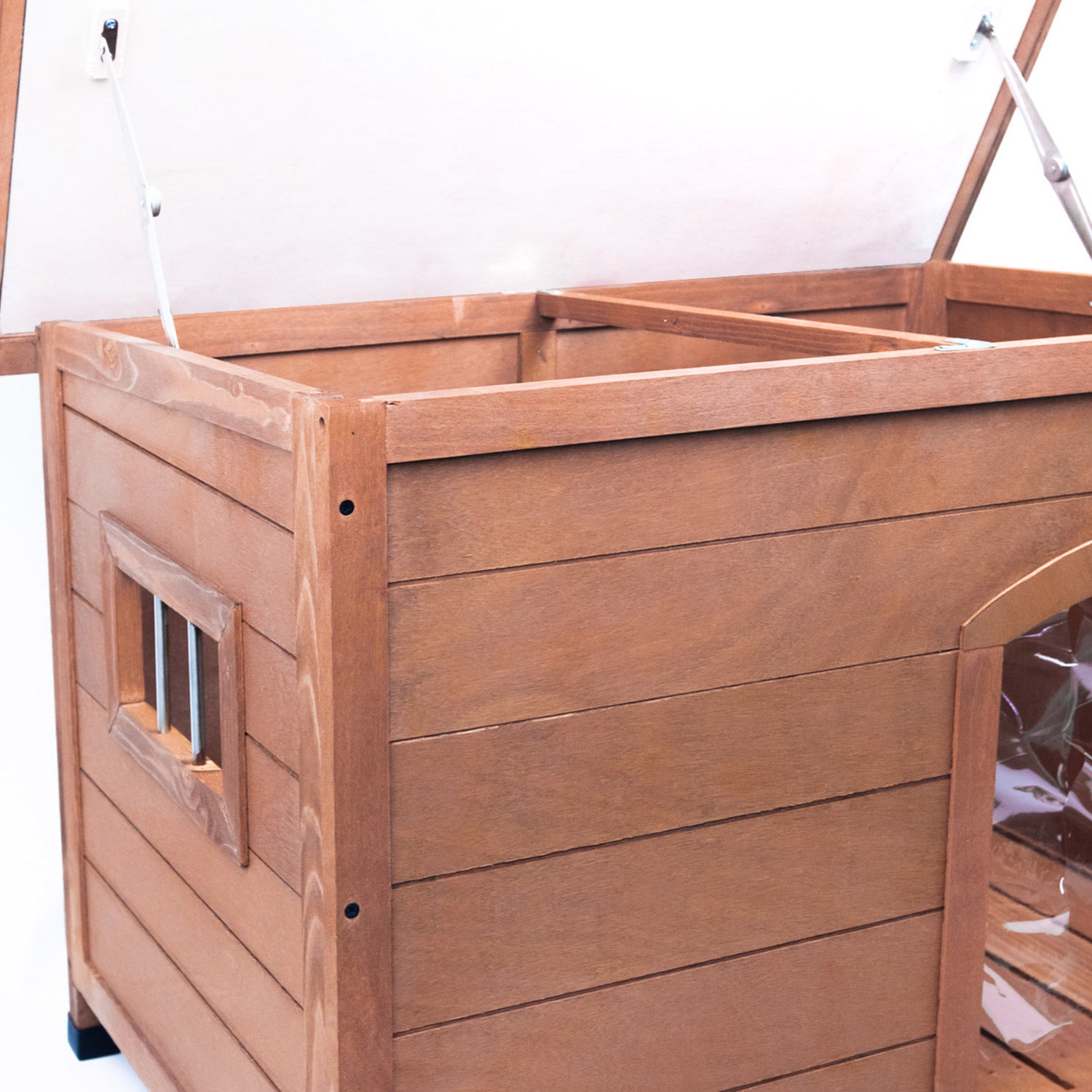 AQPET FRIENDS BAITA WOODEN DOG HOUSE WITH OPENING ROOF BAITA