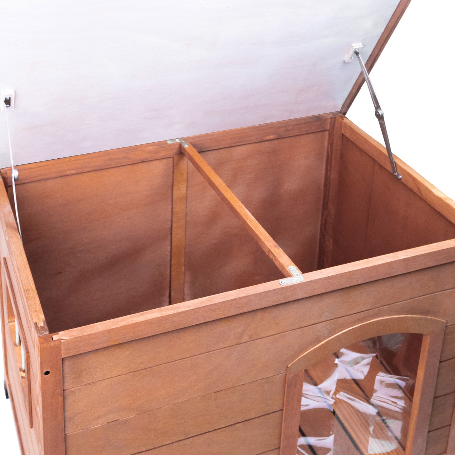 AQPET FRIENDS BAITA WOODEN DOG HOUSE WITH OPENING ROOF BAITA