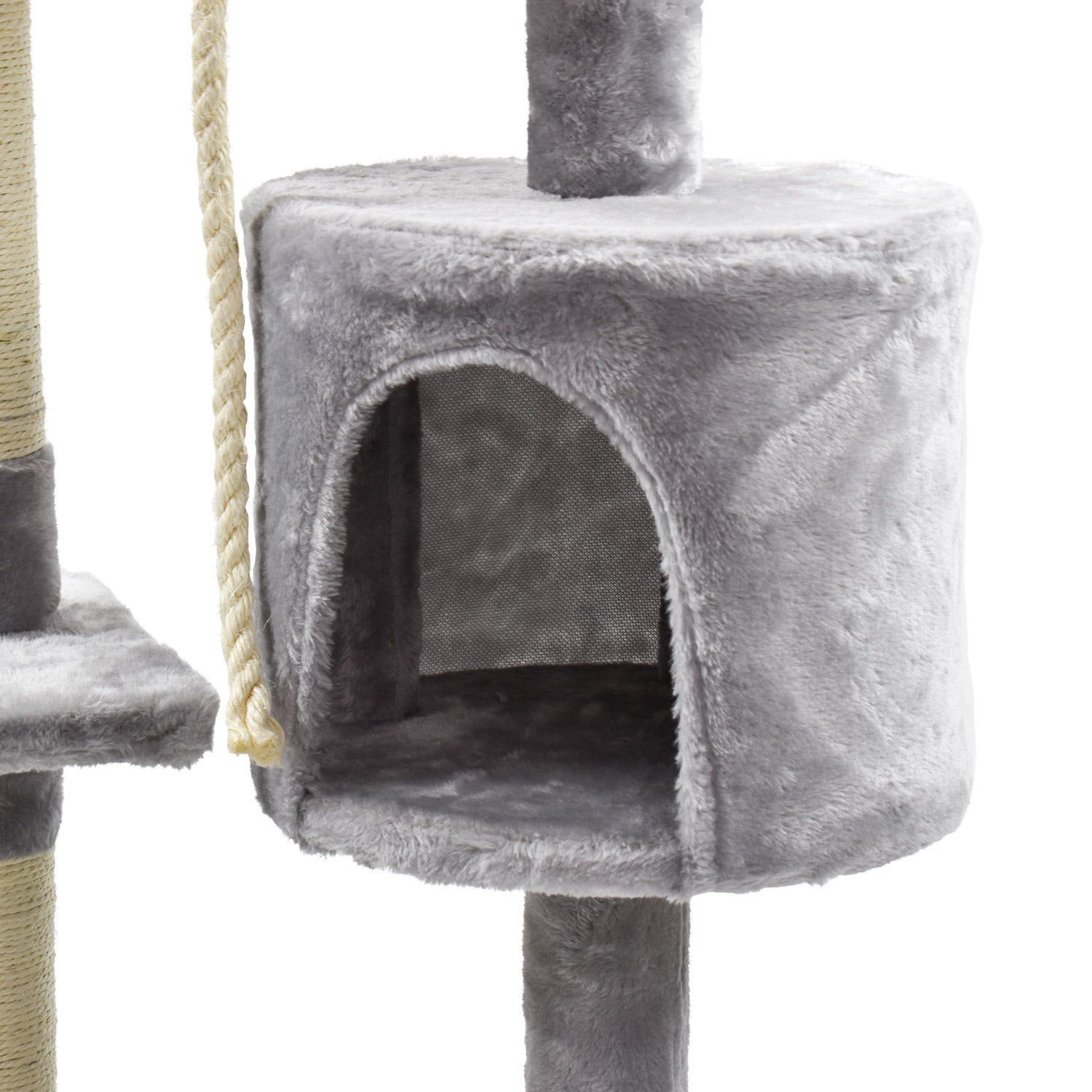 AQPET FRIENDS AMSTERDAM SISAL SCRATCHING POST 112 CM GREY