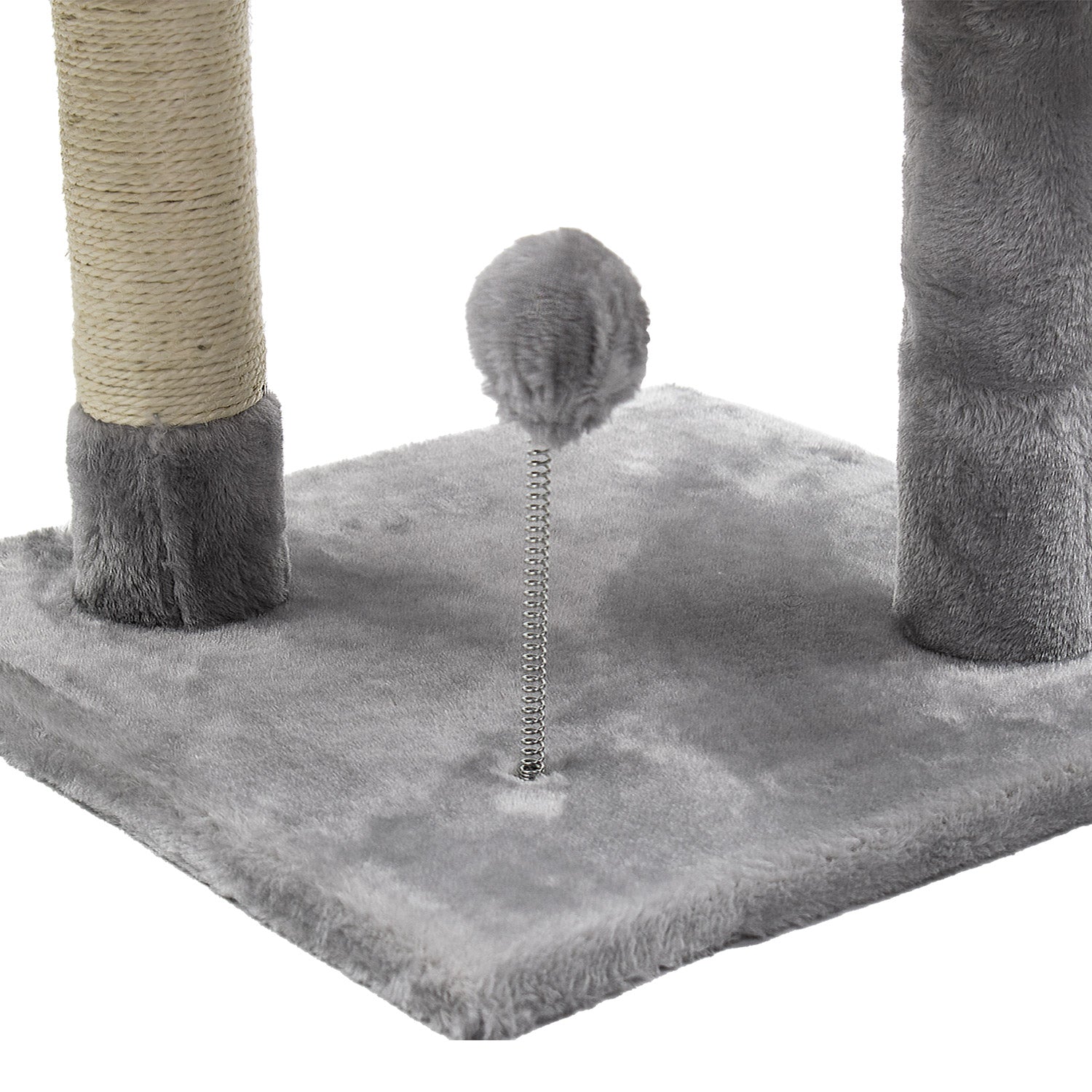 AQPET FRIENDS AMSTERDAM SISAL SCRATCHING POST 112 CM GREY