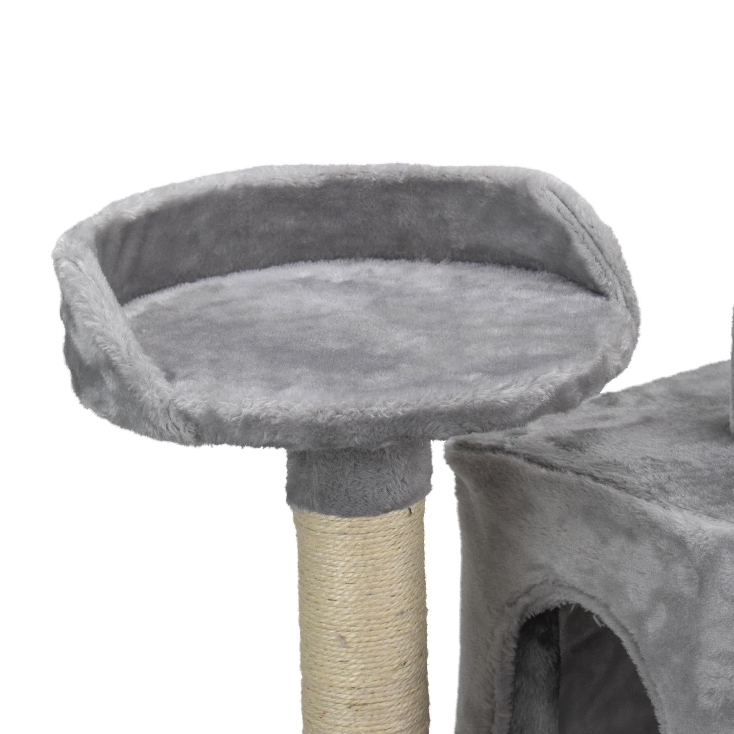 AQPET FRIENDS BERLIN SISAL SCRATCHING POST 135 CM GREY