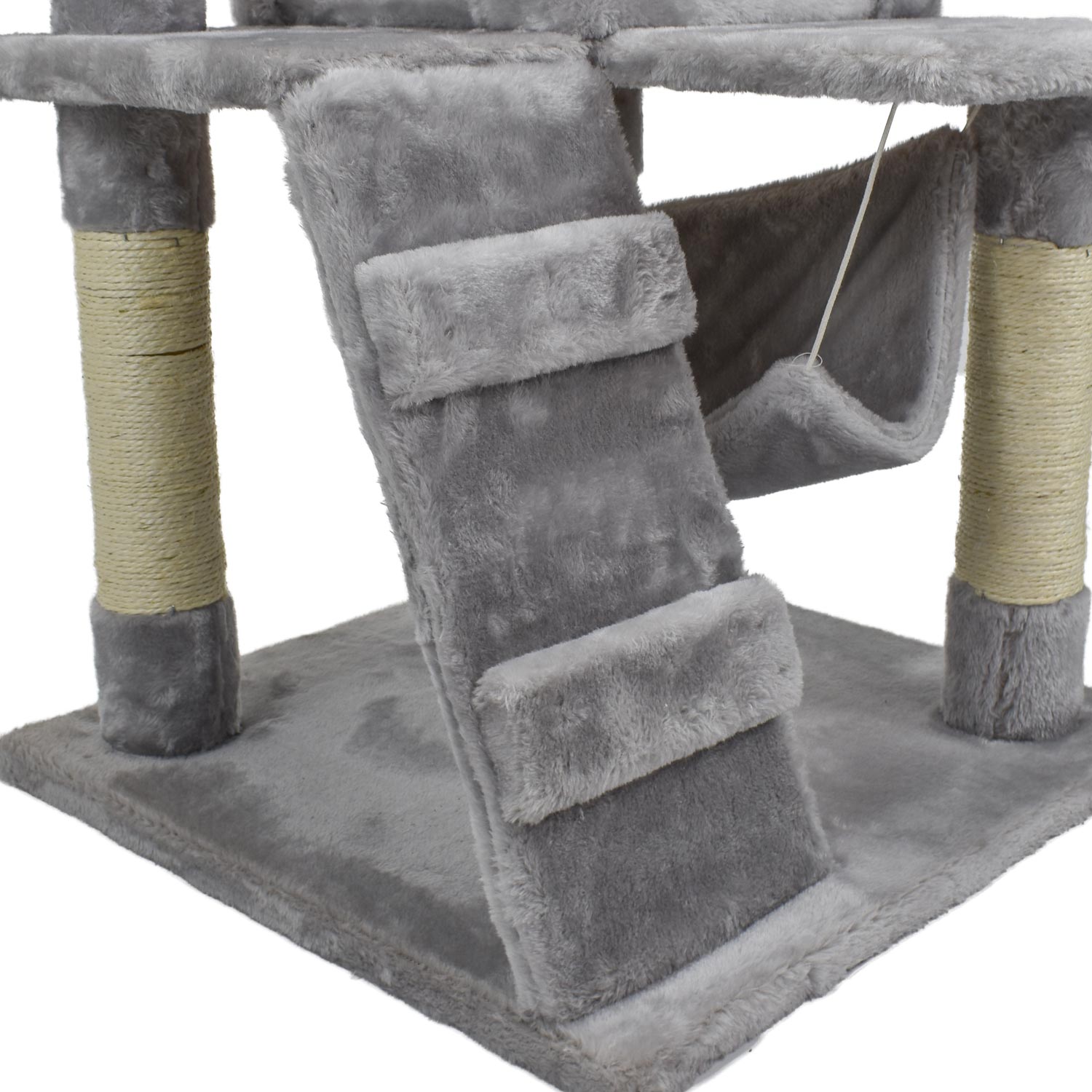 AQPET FRIENDS BERLIN SISAL SCRATCHING POST 135 CM GREY