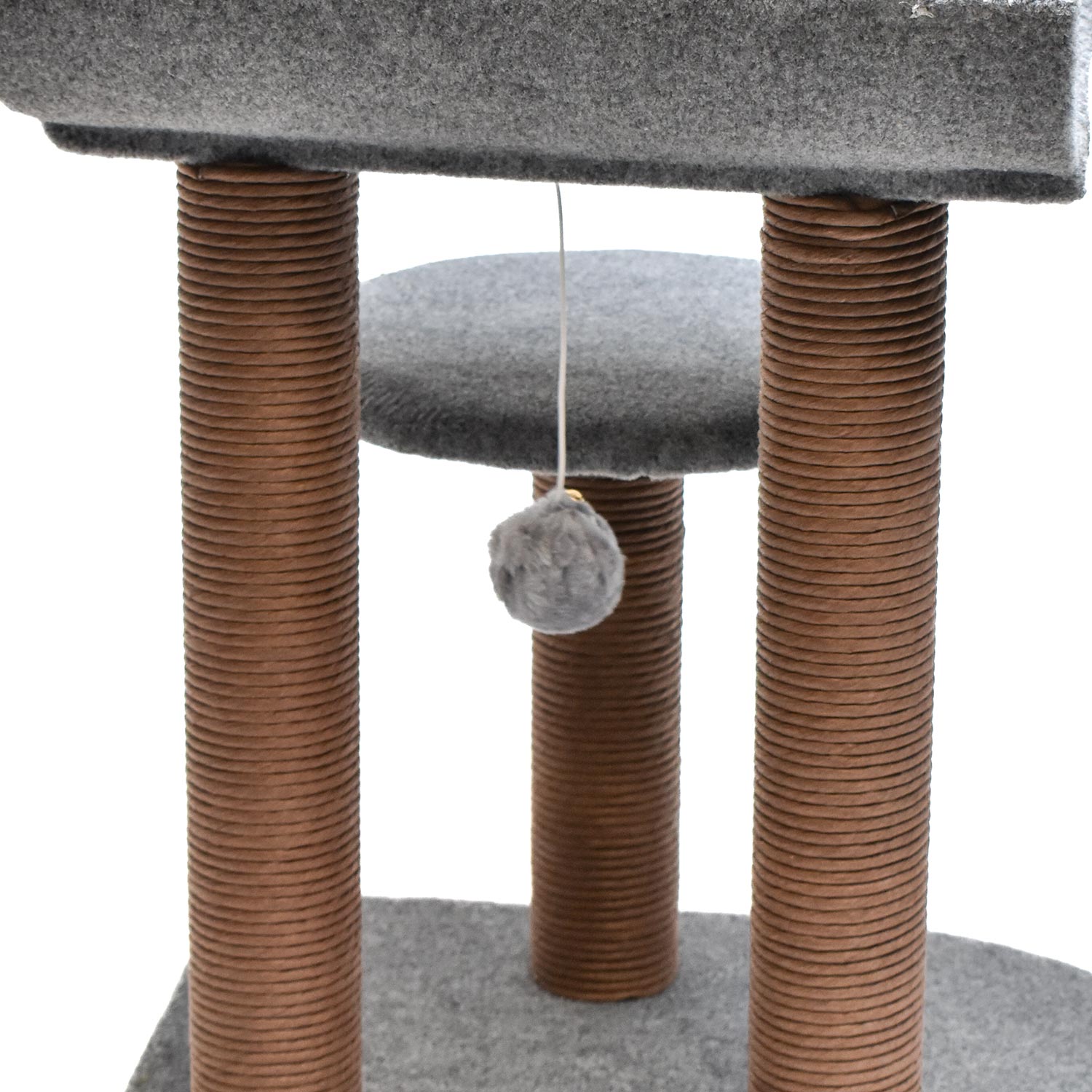 AQPET FRIENDS LISBON SCRATCHING POST - 58CM GREY