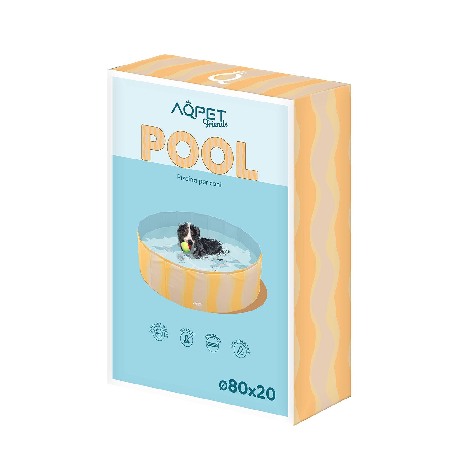 AQPET FRIENDS POOL PISCINA CANE - SEA
