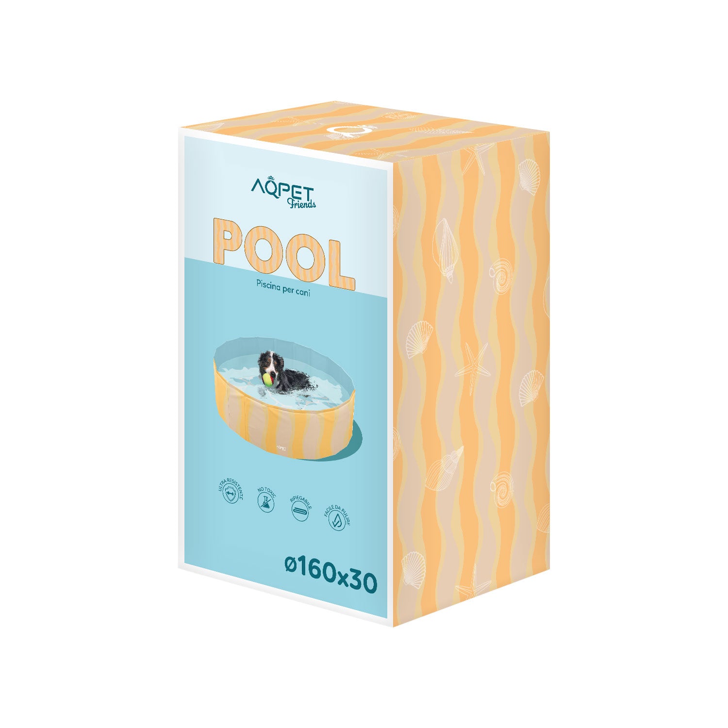 AQPET FRIENDS POOL PISCINA CANE - SEA