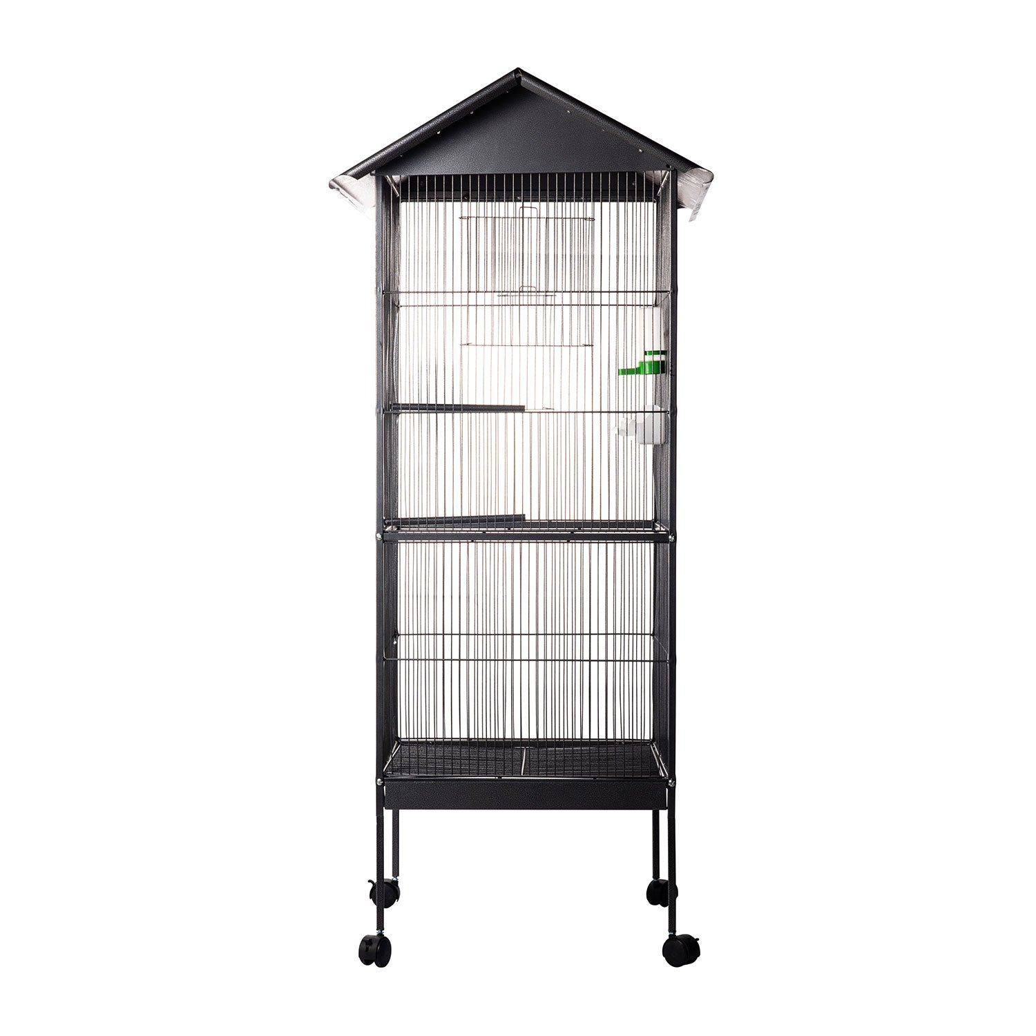 AQPET FRIENDS VOLIERA CON TETTO PARAPIOGGIA 162X52X52CM