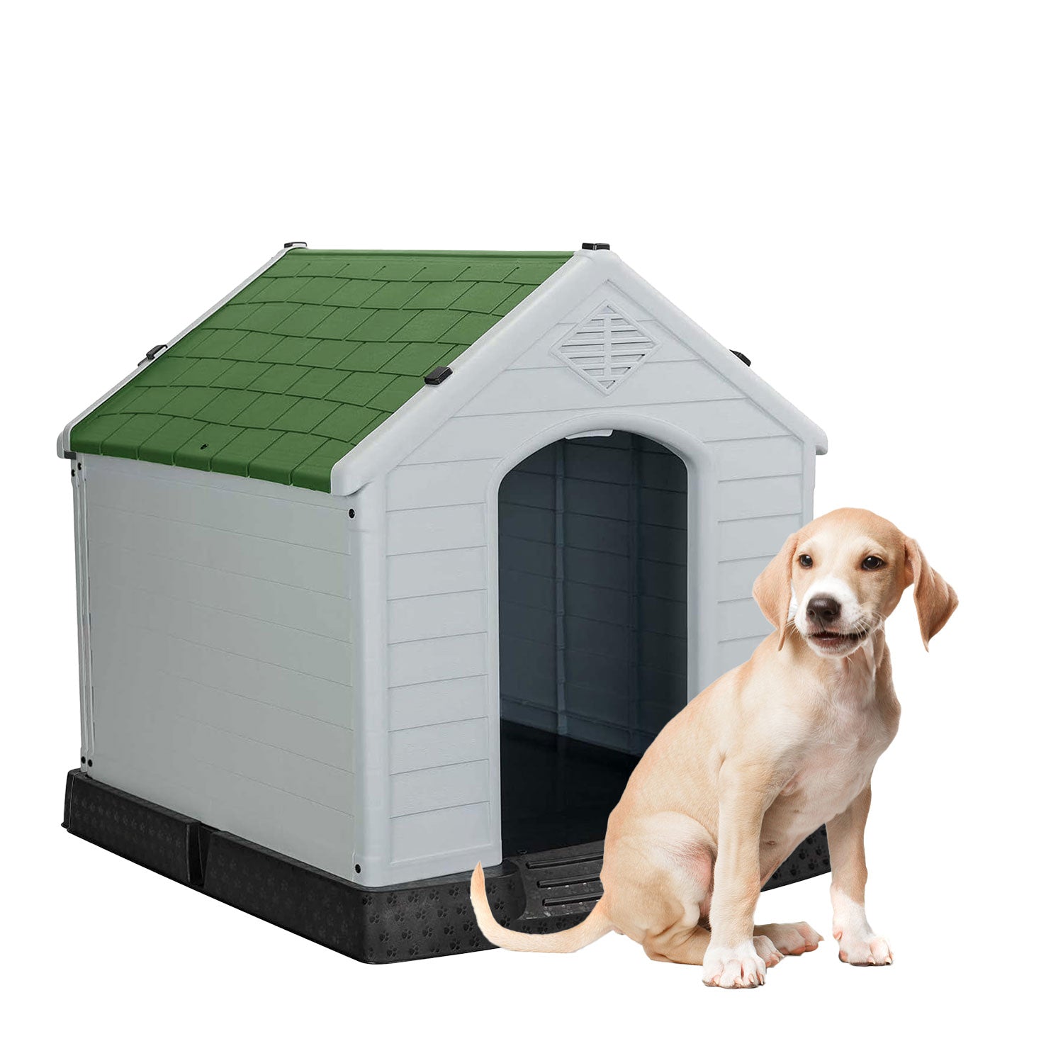 AQPET FRIENDS CHALET PLASTIC DOG HOUSE