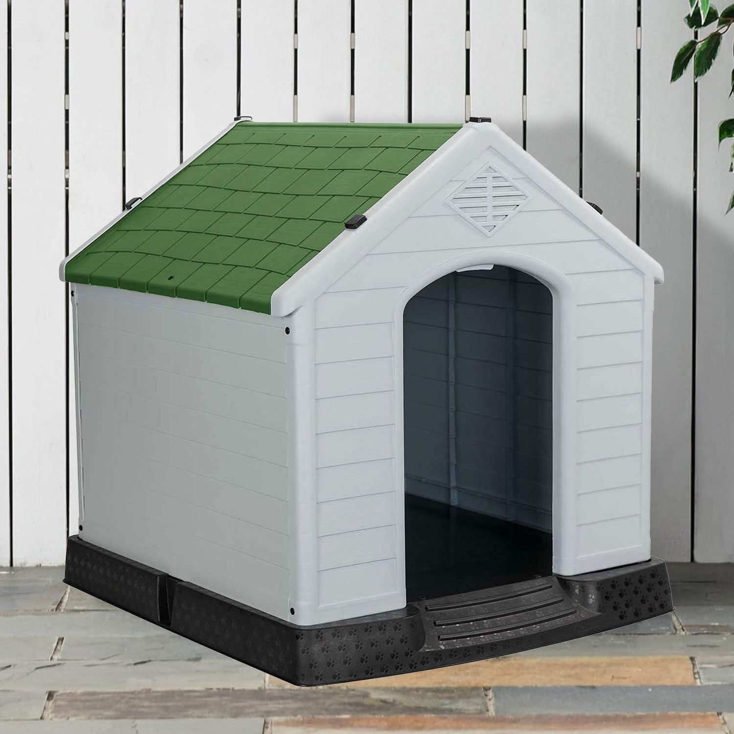 AQPET FRIENDS CHALET PLASTIC DOG HOUSE