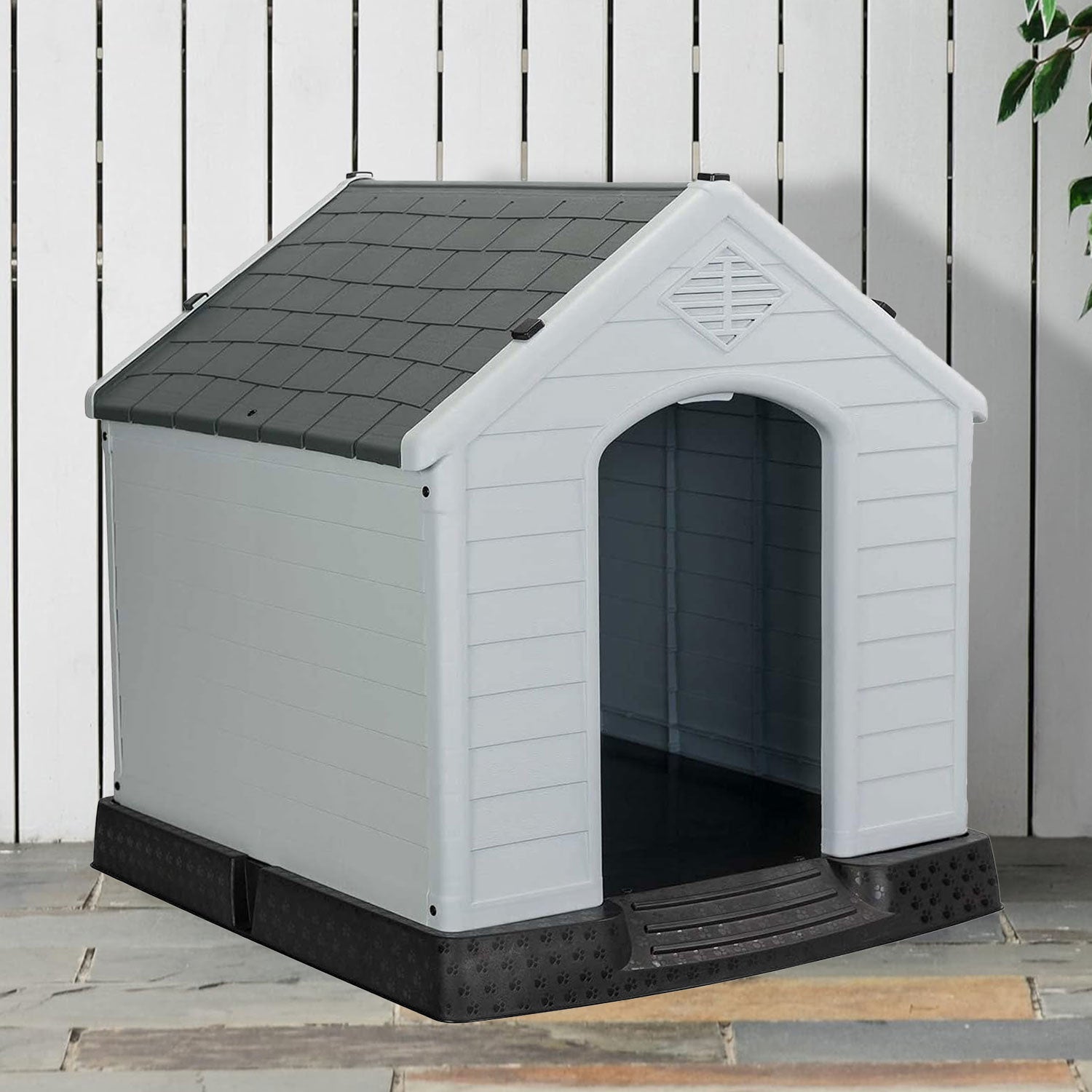 AQPET FRIENDS CHALET PLASTIC DOG HOUSE