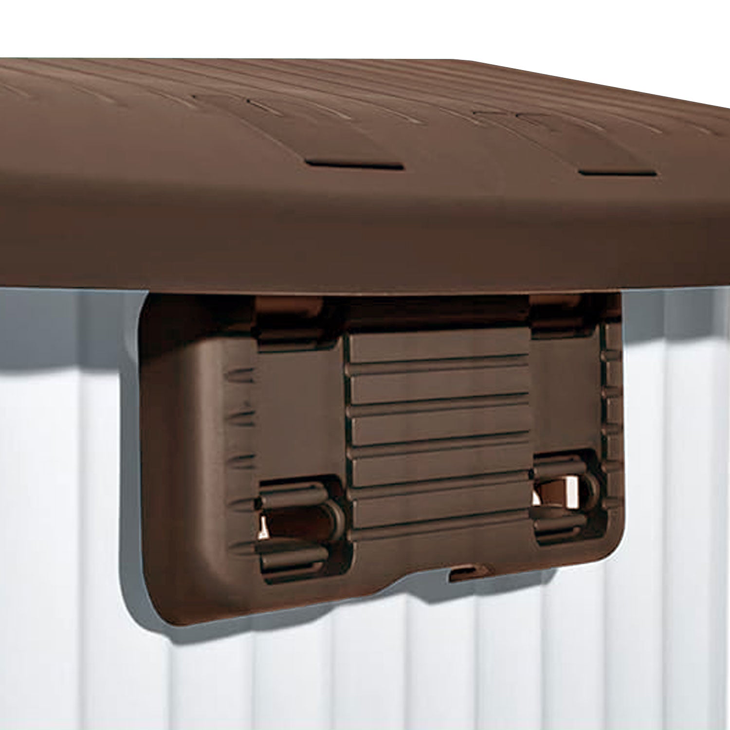 AQPET FRIENDS VILLA PLASTIC KENNEL - 87 X 74 X 61 H BROWN COLOR