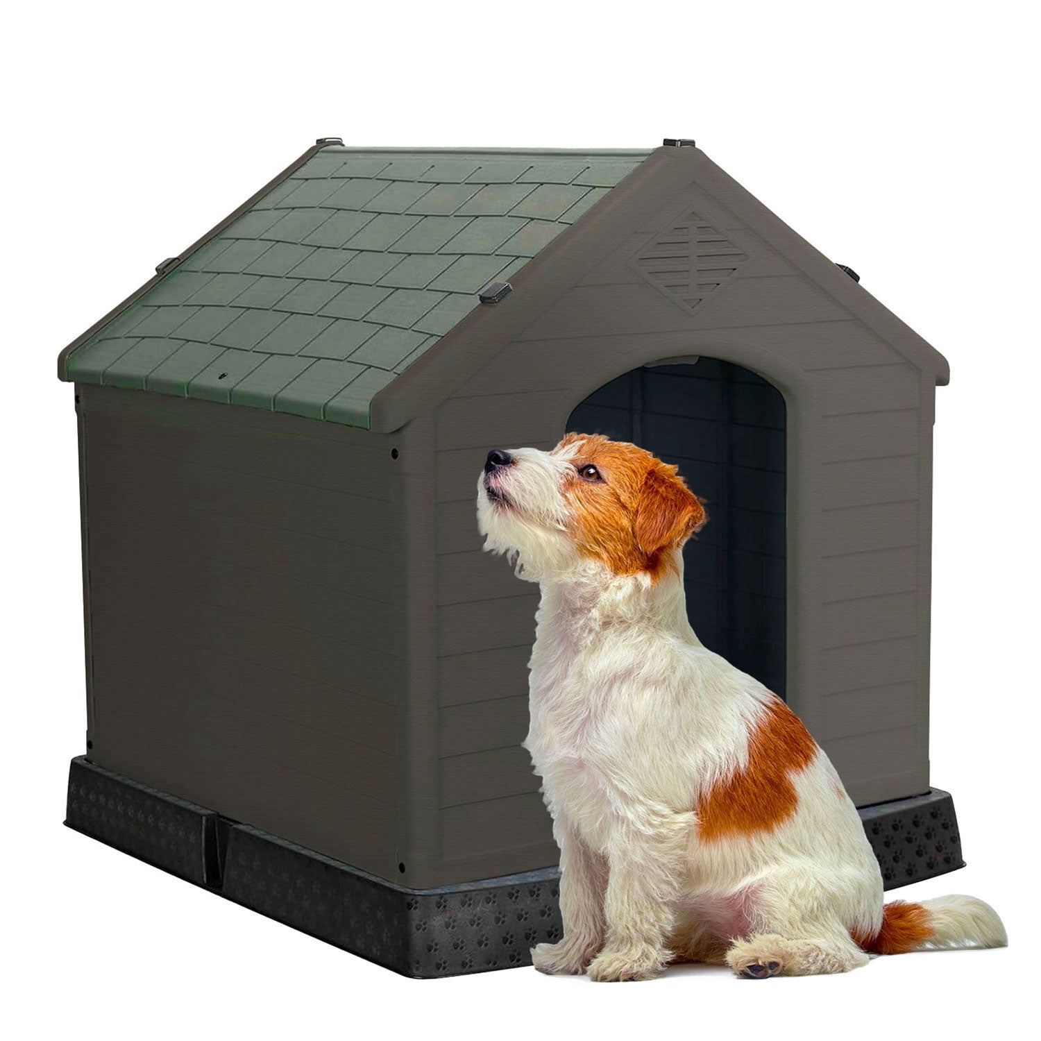 AQPET FRIENDS CHALET PLASTIC DOG HOUSE