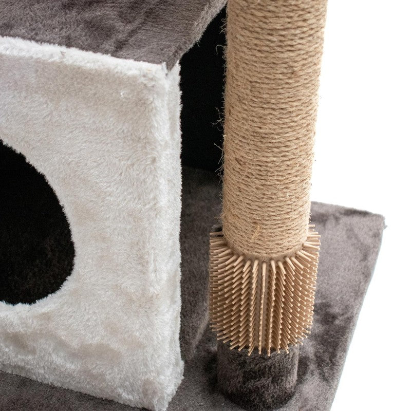 AQPET FRIENDS SIDNEY SCRATCHING POST - 140 CM BEIGE/BROWN