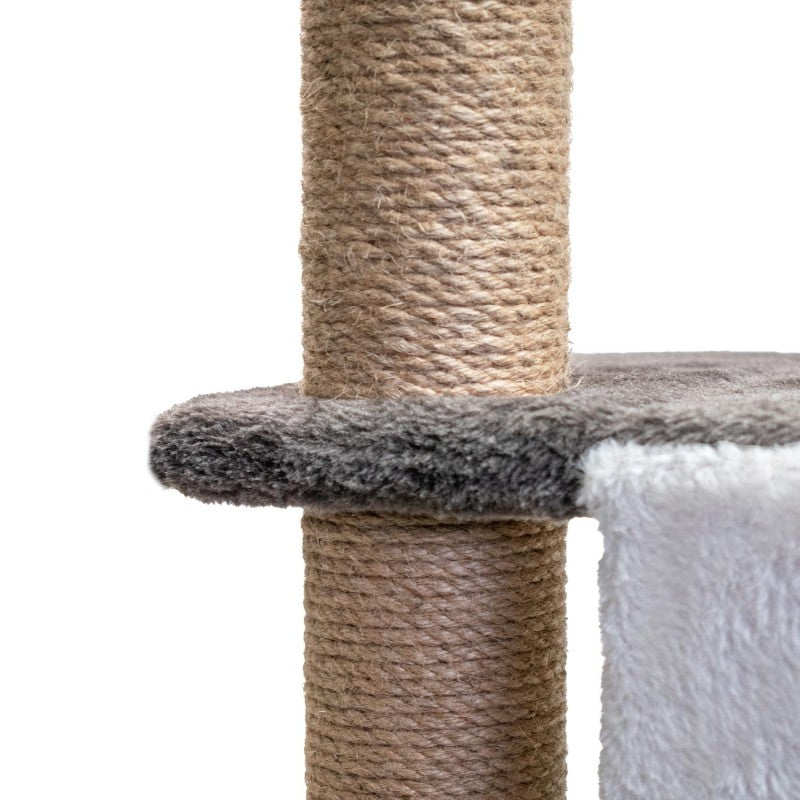 AQPET FRIENDS SIDNEY SCRATCHING POST - 140 CM BEIGE/BROWN