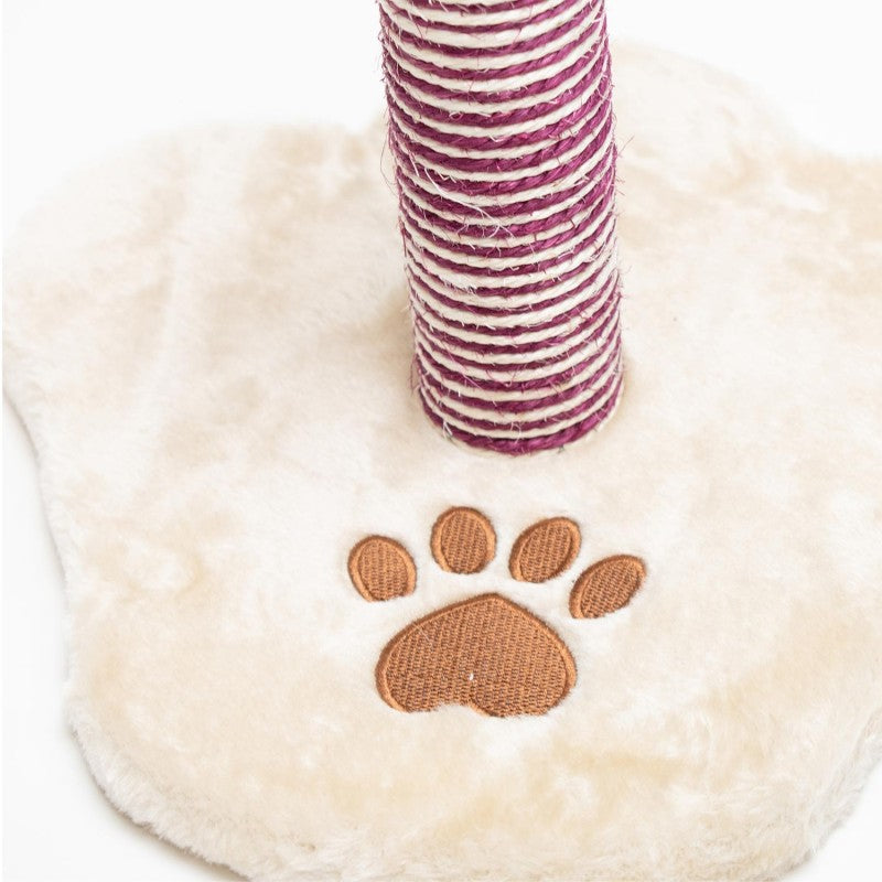 AQPET FRIENDS TRUNK SCRATCHING POST - 39CM BEIGE