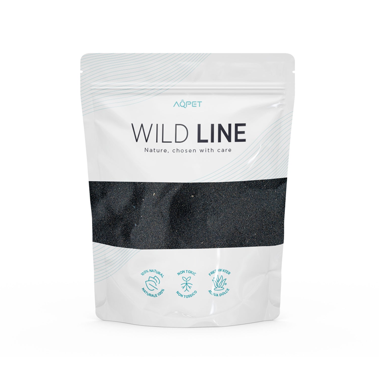 AQPET WILD SAND NATURAL SAND 5 KG - BLACK INK