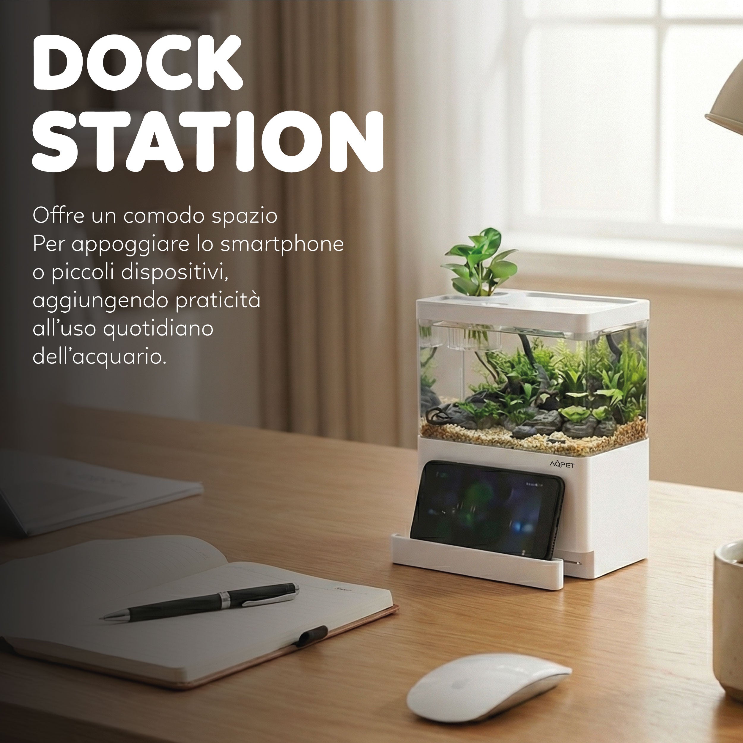 AQUAPET HYDO DESKTOP AQUARIUM DOCK STATION
