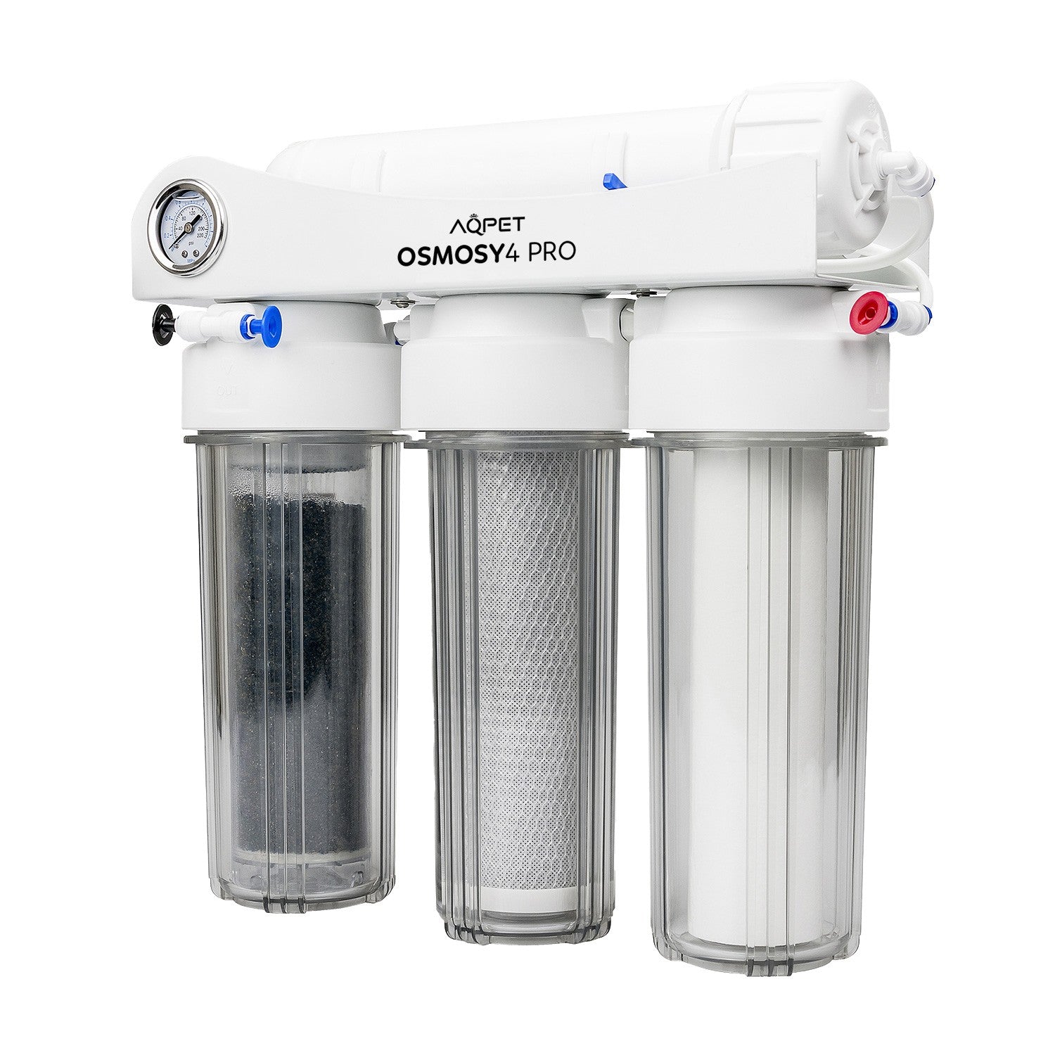 AQPET OSMOSY4 IMPIANTO OSMOSI 4 STADI BICCHIERI 10" PRO