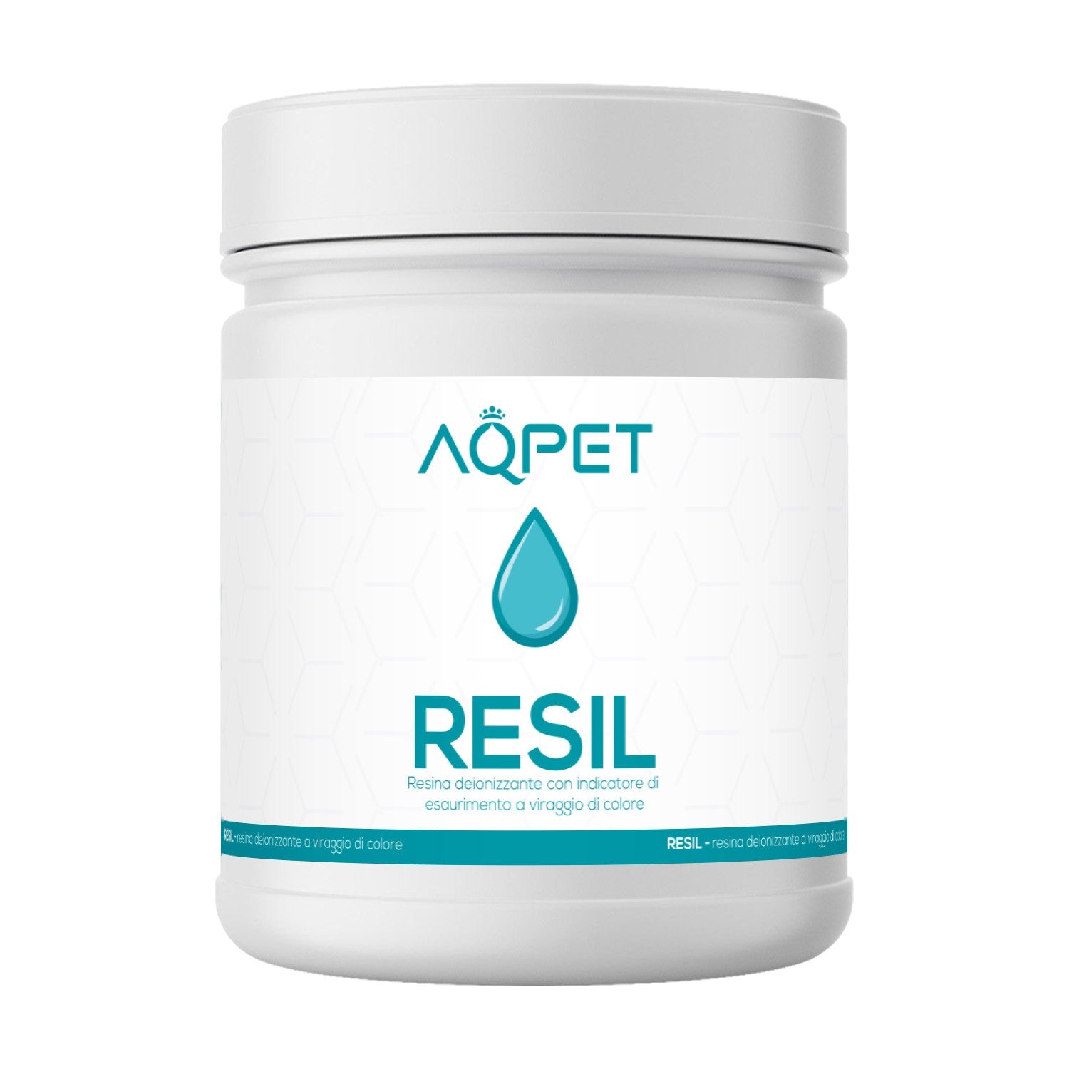 AQPET RESIL RESINA DEIONIZZANTE A VIRAGGIO DI COLORE PREMIUM